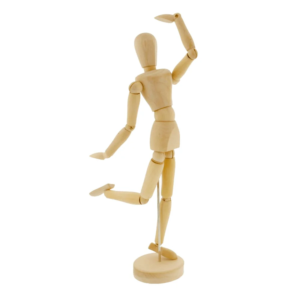 Adix - Maniquí para Dibujo de Madera Articulado 30 cm - Image 3
