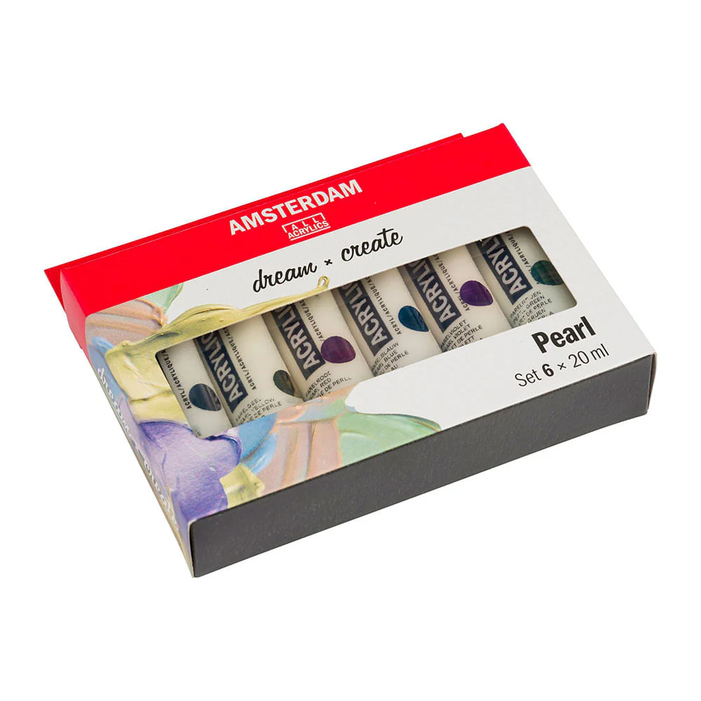 Amsterdam Standard Series - Set 6 Acrílicos 20 ml Colores Perlados - Image 3