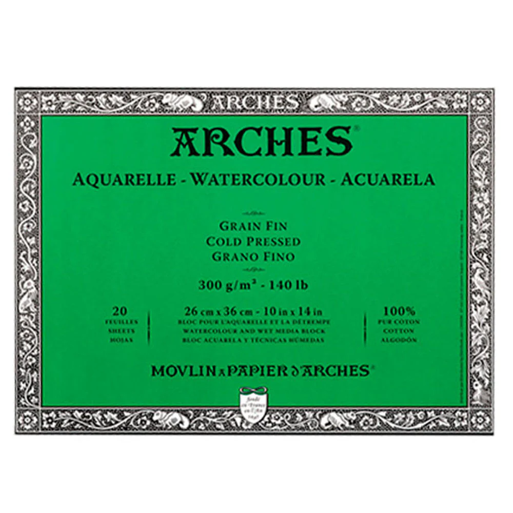 Arches - Block Acuarela Grano Fino 300 g/m2 20 h - Image 7