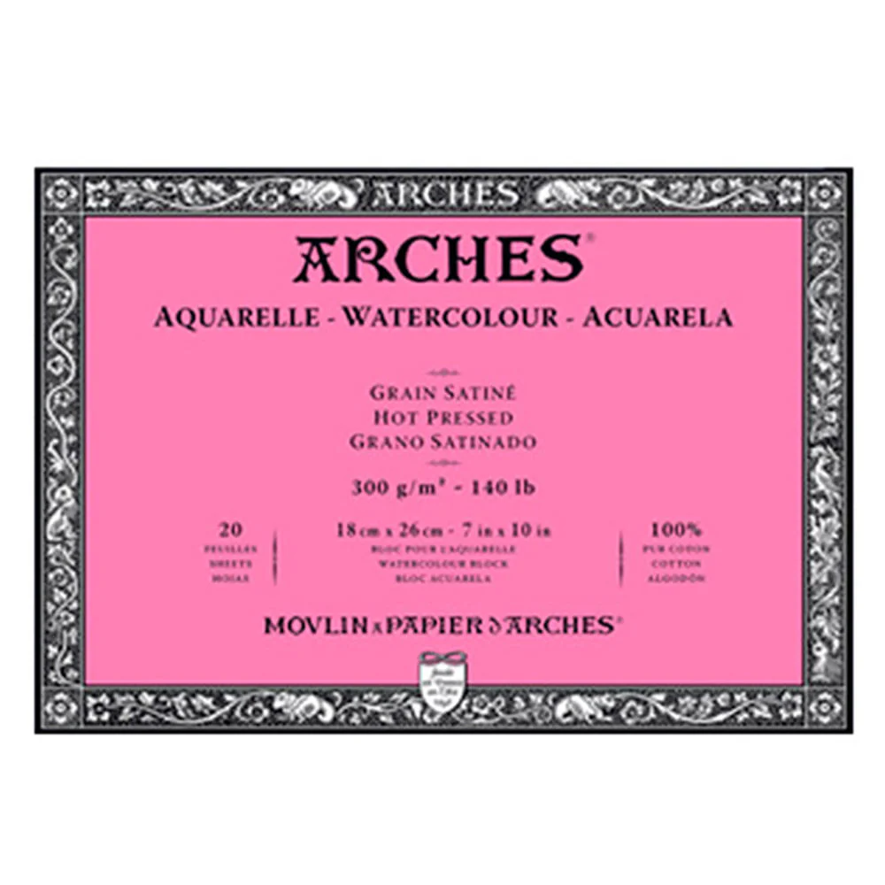 Arches - Block Acuarela Grano Satinado 300 g/m2 20 h - Image 5