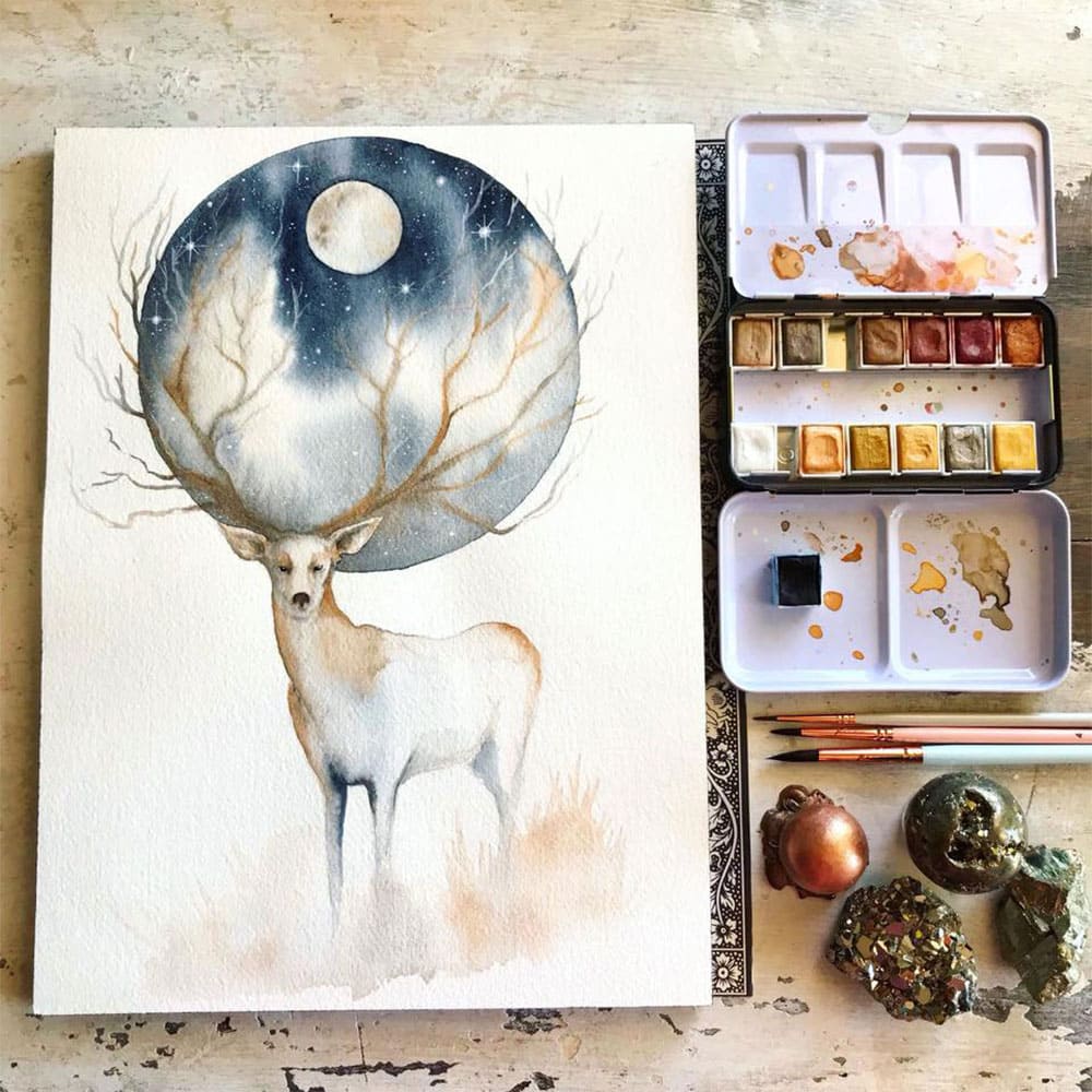 Art Philosophy Watercolor Confections - Set 12 Acuarelas Shimmering Lights - Image 4