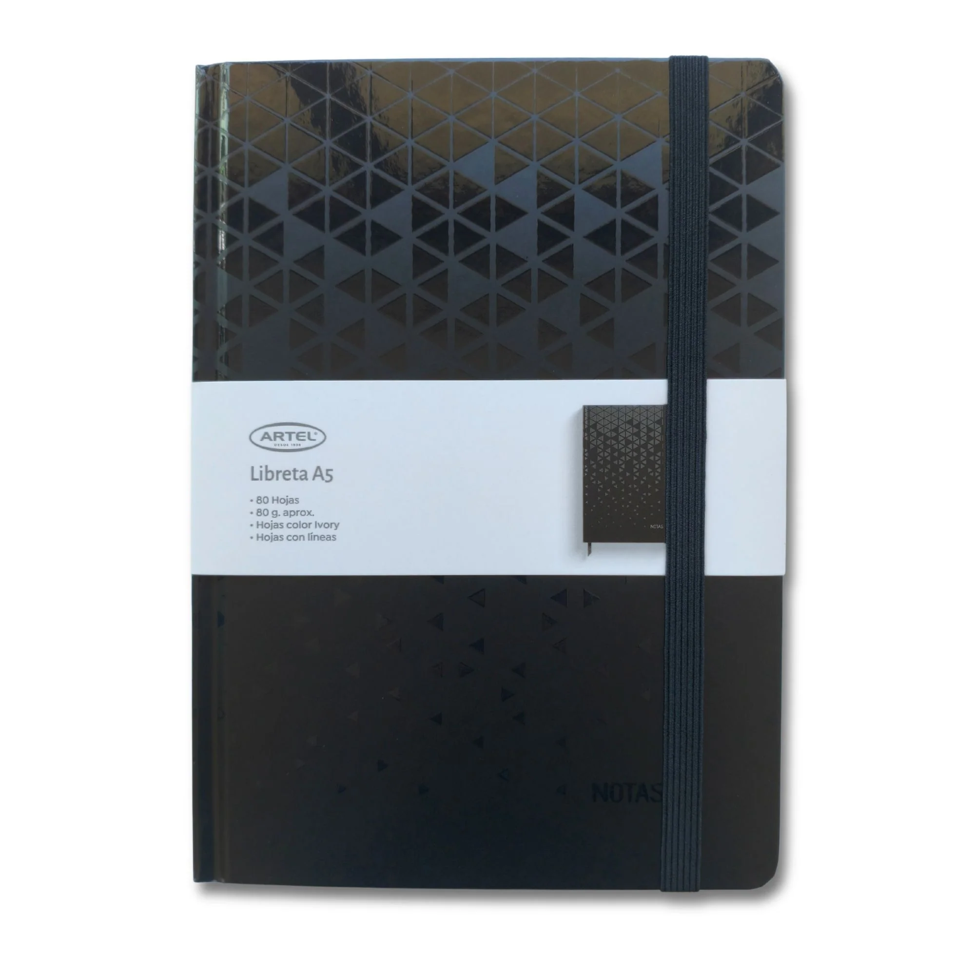 Artel - Libreta A5 Líneas Black Triangles - Image 7