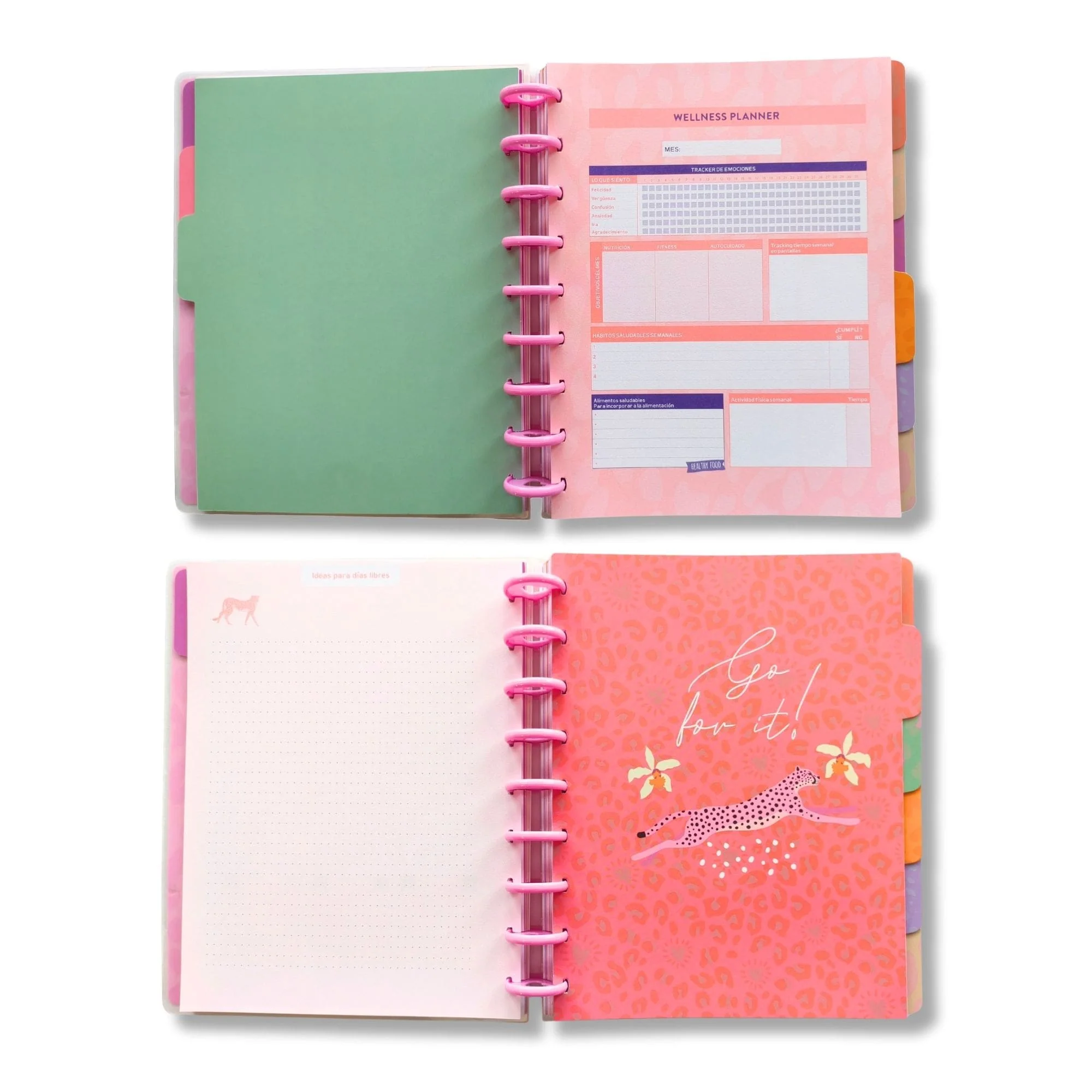 Artel - Planner 12 Meses Discos Animal Pink - Image 5
