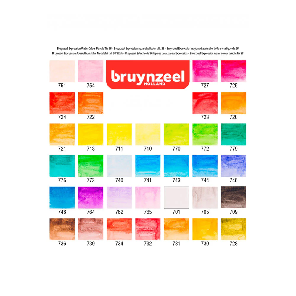 Bruynzeel Expression - Set 36 Lápices de Colores Acuarelables - Image 3