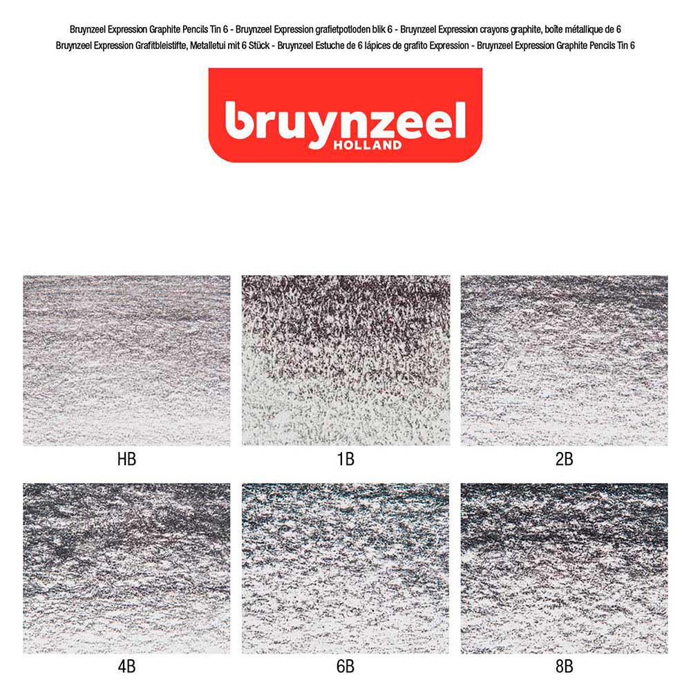 Bruynzeel Expression - Set 6 Lápices Grafito - Image 3