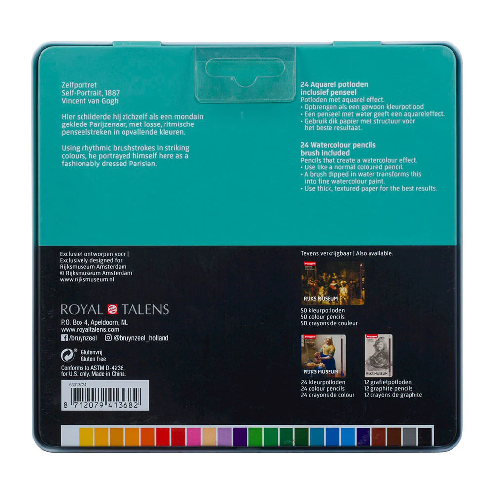 Bruynzeel Rijks Museum - Set 24 Lápices de Colores Acuarelables - Image 4