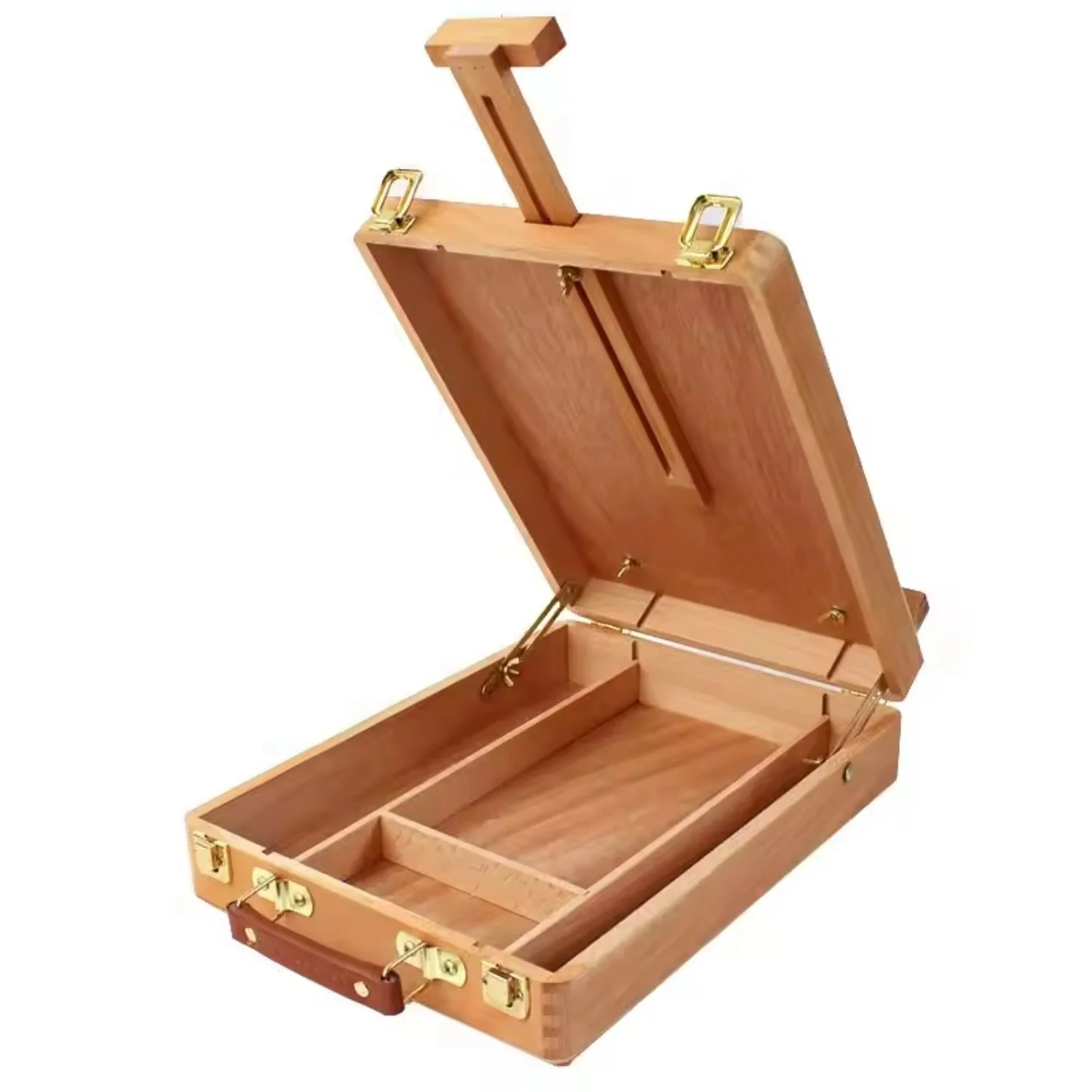 Caja Organizadora de Madera Tipo Maletín con Caballete 32 x 24 cm - Image 3