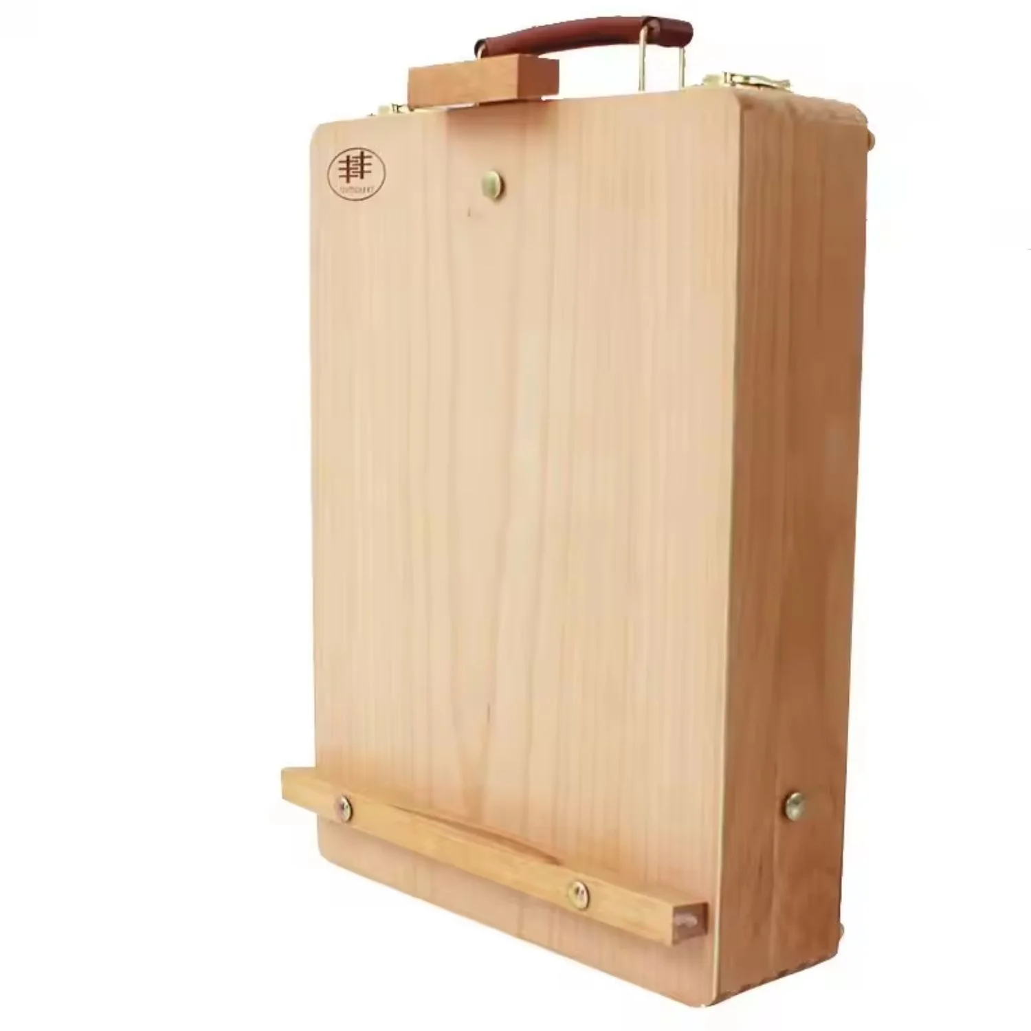 Caja Organizadora de Madera Tipo Maletín con Caballete 32 x 24 cm - Image 4