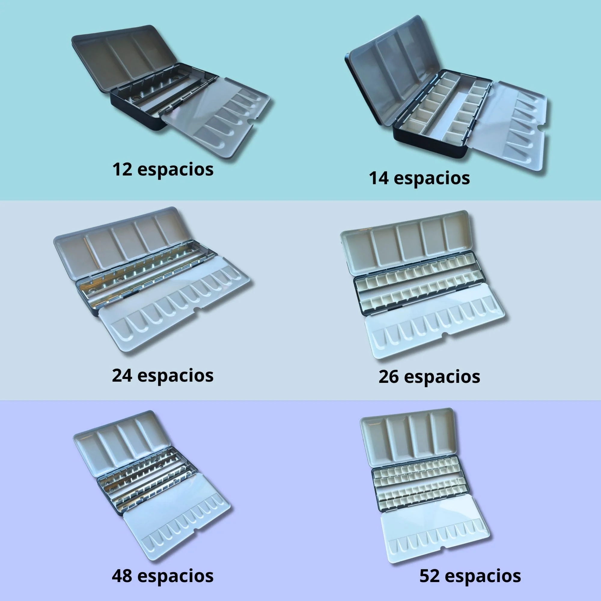 Caja Vacía Metálica para Acuarelas - Image 5