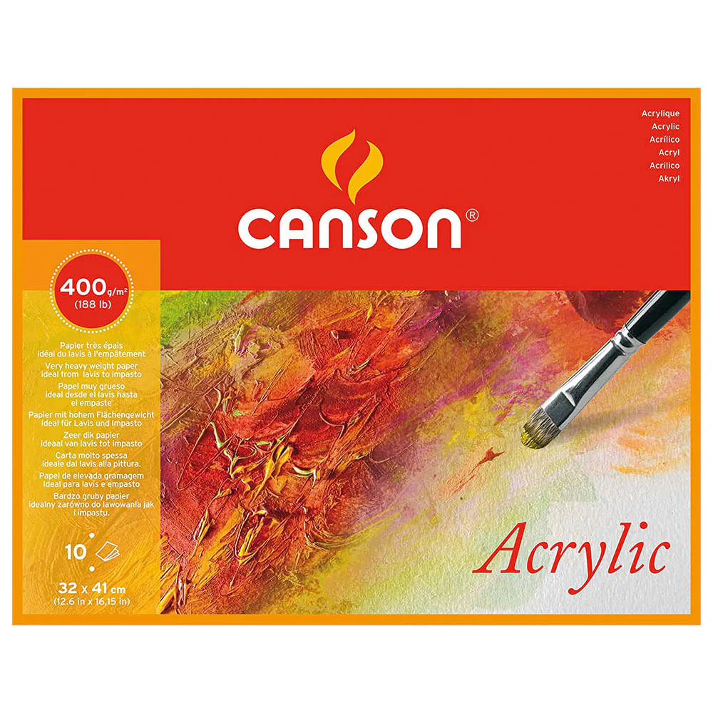 Canson Acrylique - Block Acrílico 10 Hojas, 400 g/m2 - Image 5