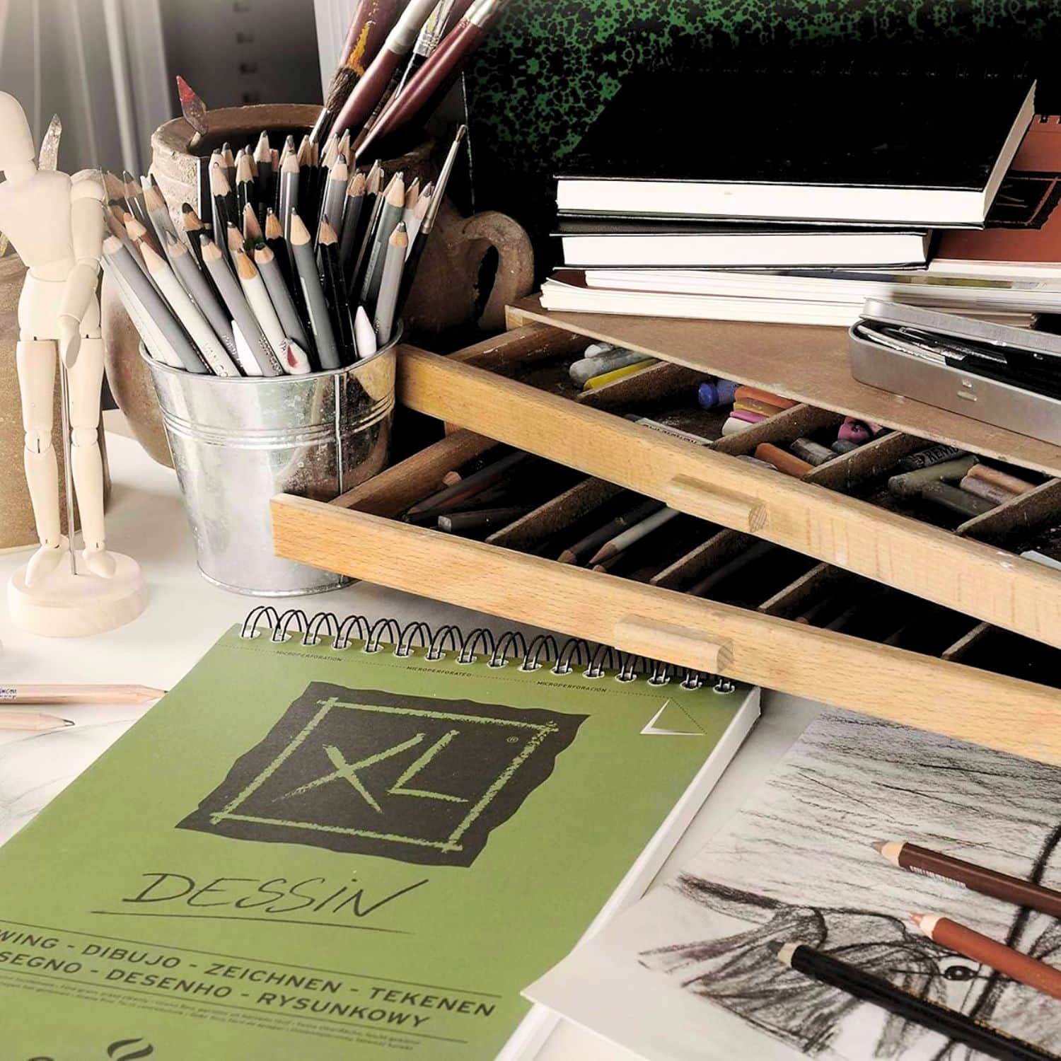 Canson XL - Croquera Dessin para Dibujo 160 gm2 - Image 4
