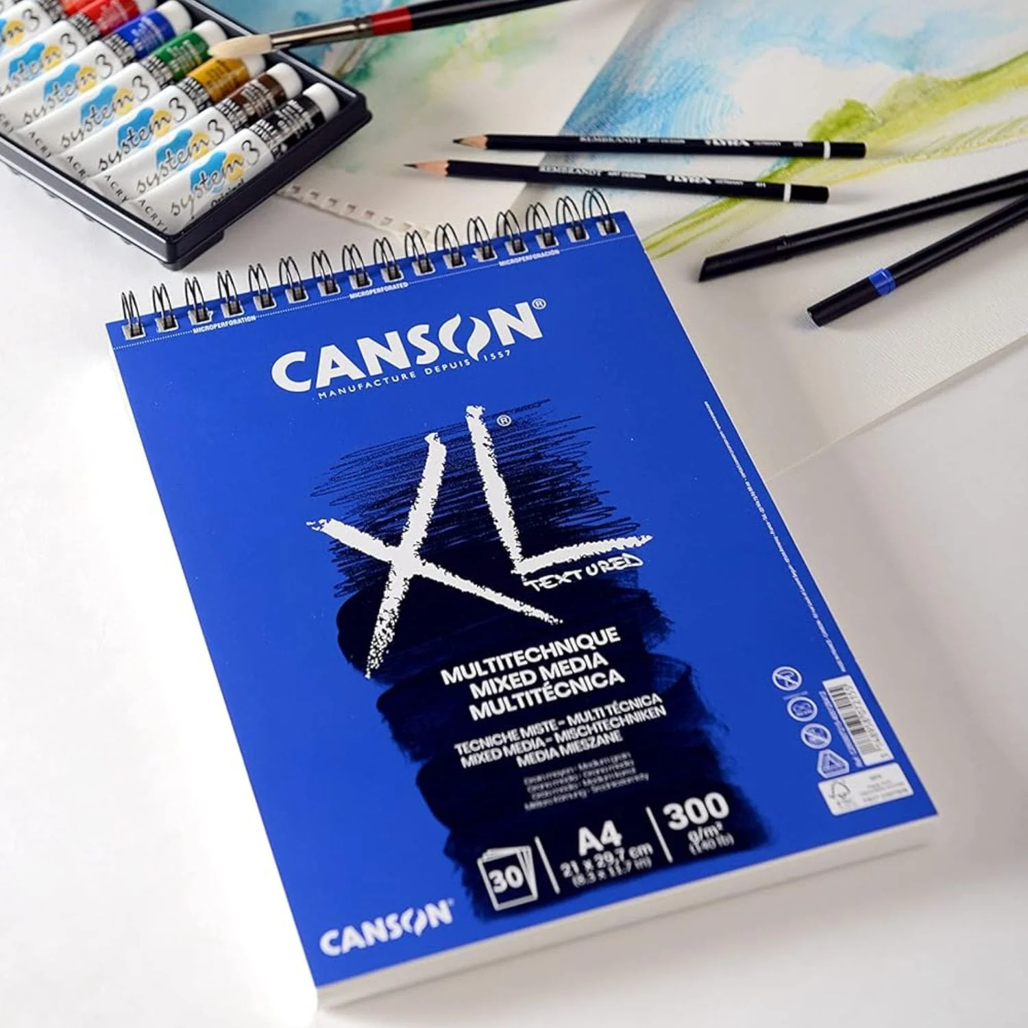 Canson XL - Croquera Mix Media para Técnicas Mixtas 300 g/m2 - Image 3