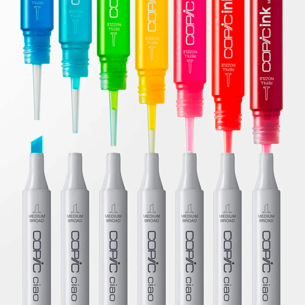 Copic Doodle - Kit Marcadores Ciao Rosados y Tiralíneas - Image 5