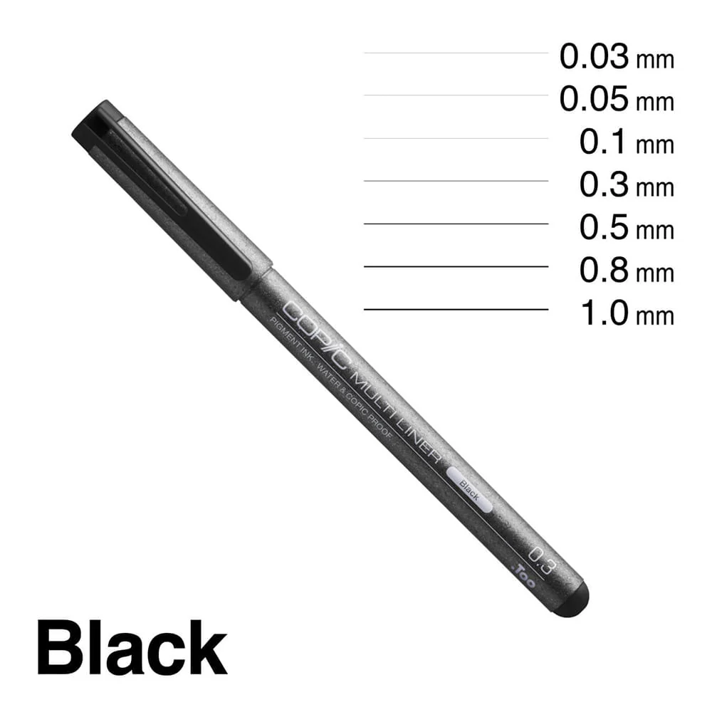 Copic Multiliner - Set 7 Tiralíneas A2 - Image 2