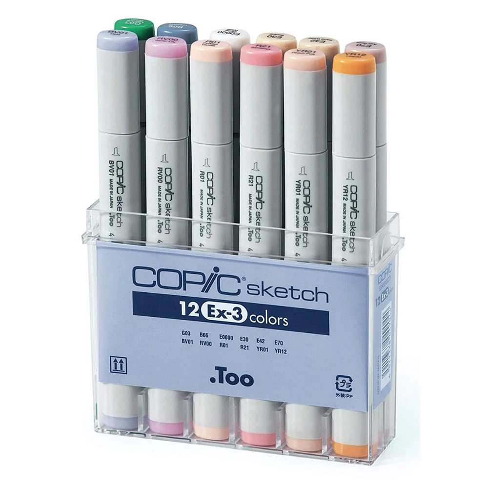 Copic Sketch - Set 12 Marcadores Ex 3