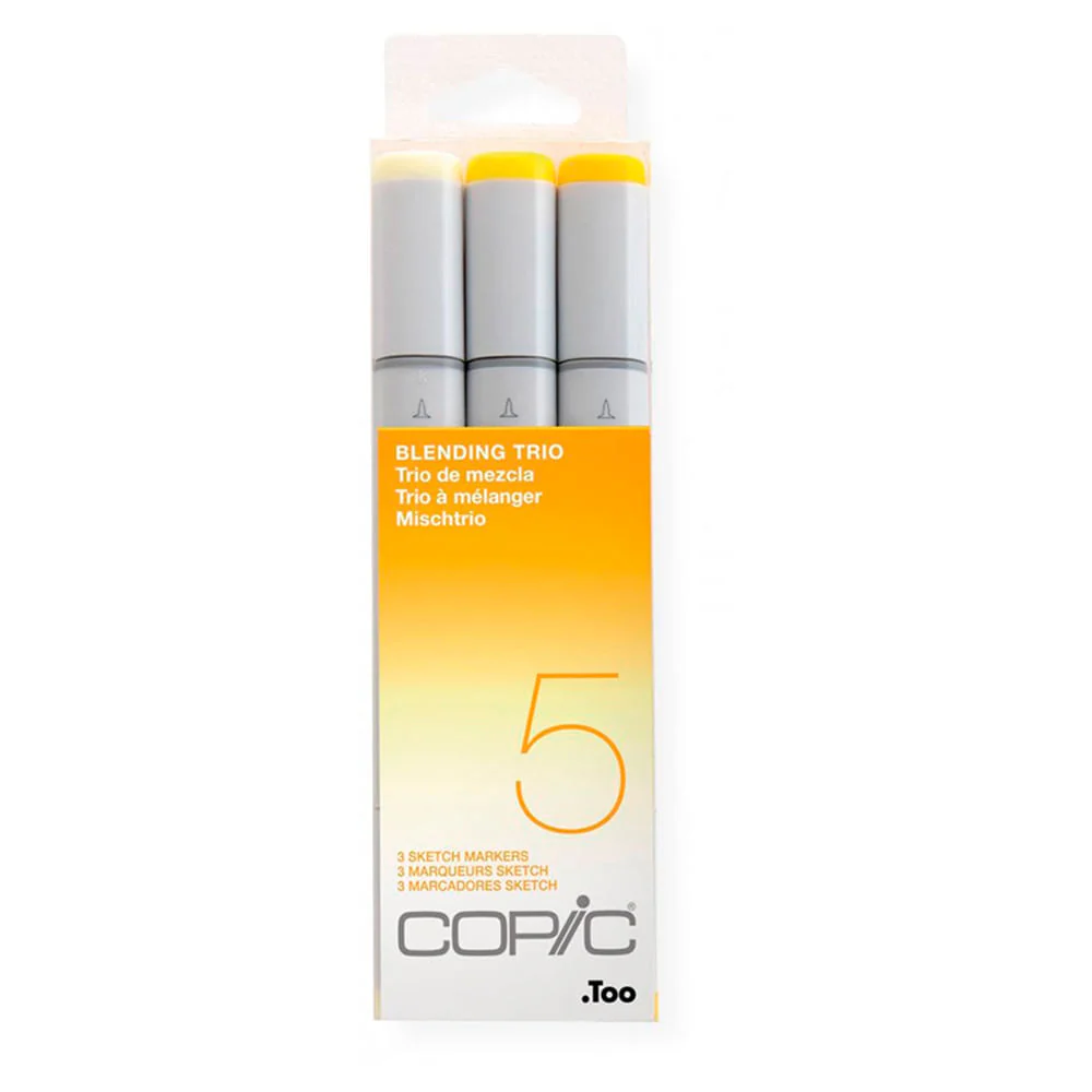 Copic Sketch - Set 3 Marcadores Blending Trio 5 Amarillos