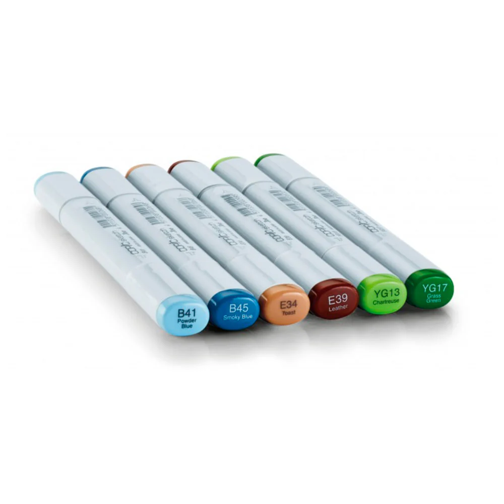 Copic Sketch - Set 6 Marcadores Earth Essentials - Image 2