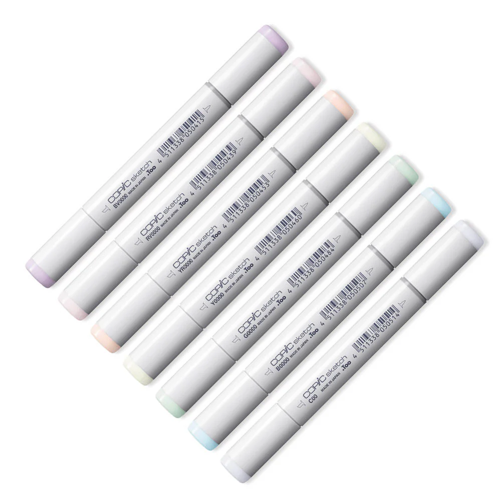 Copic Sketch - Set 7 Marcadores Airy Tones - Image 2