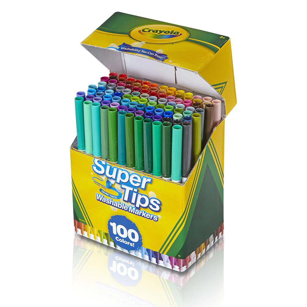 Crayola Super Tips - Set 100 Plumones Lavables - Image 5