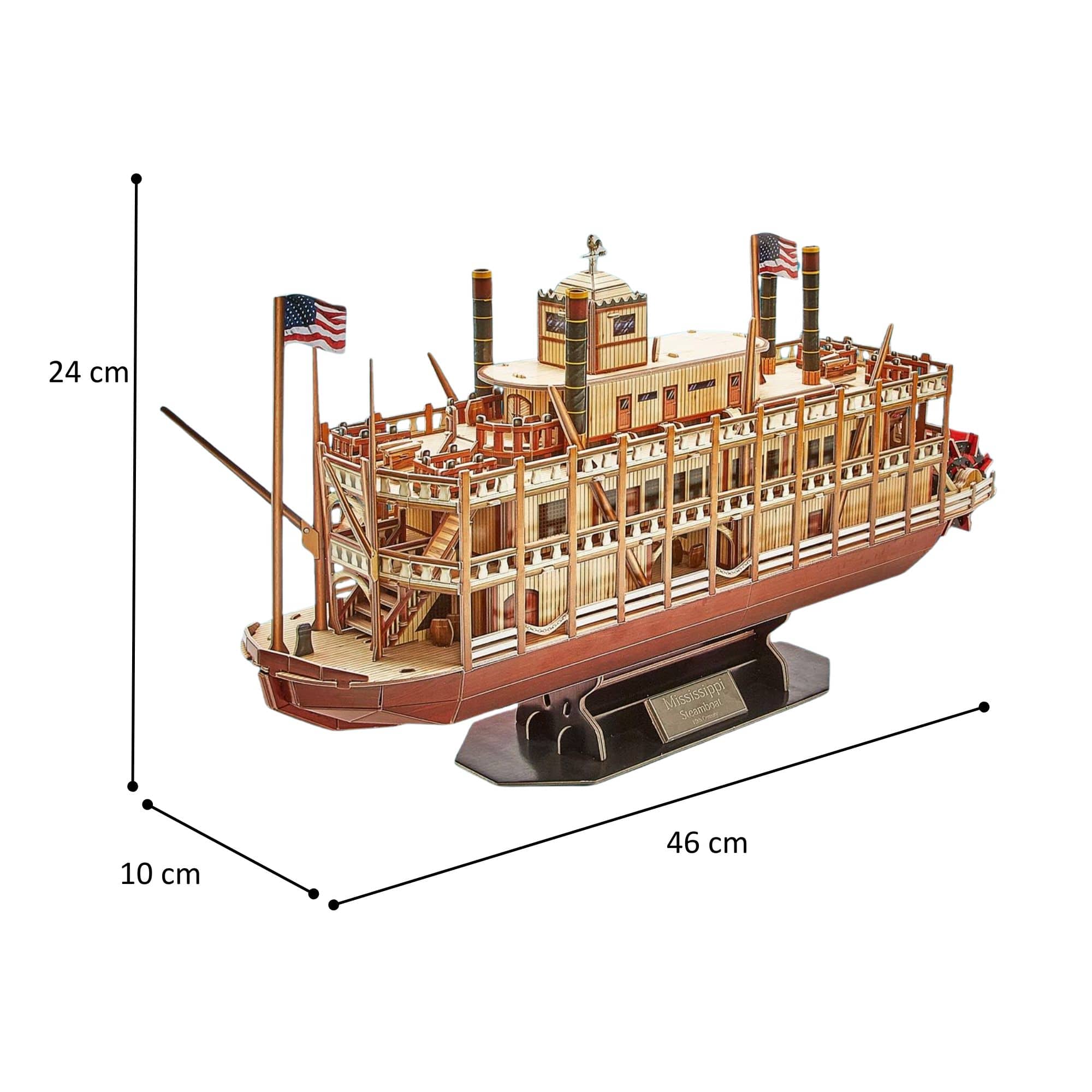 Cubicfun - Puzzle 3D Barco Mississippi Steamboat - Image 4