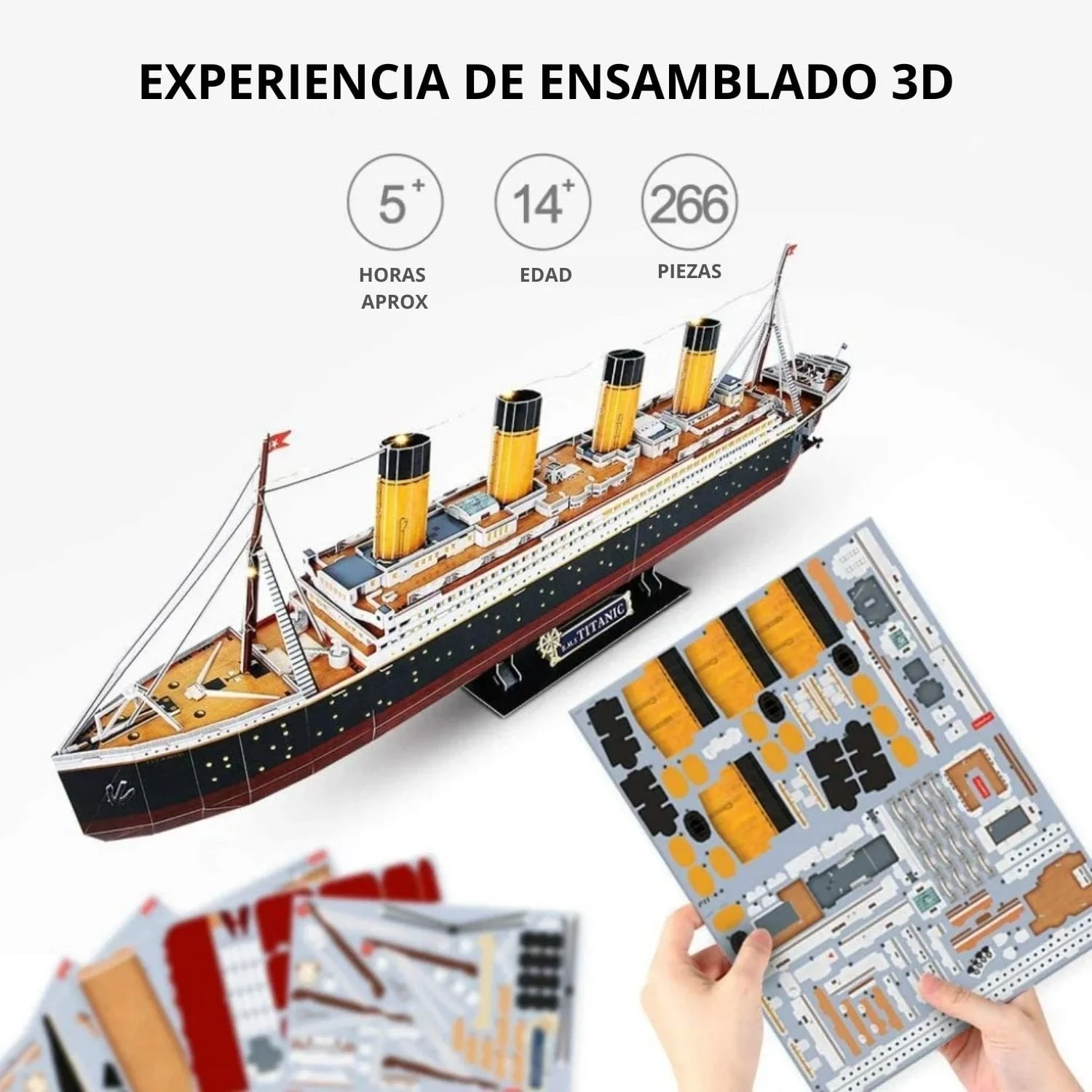 Cubicfun - Puzzle 3D Barco Titanic - Image 7