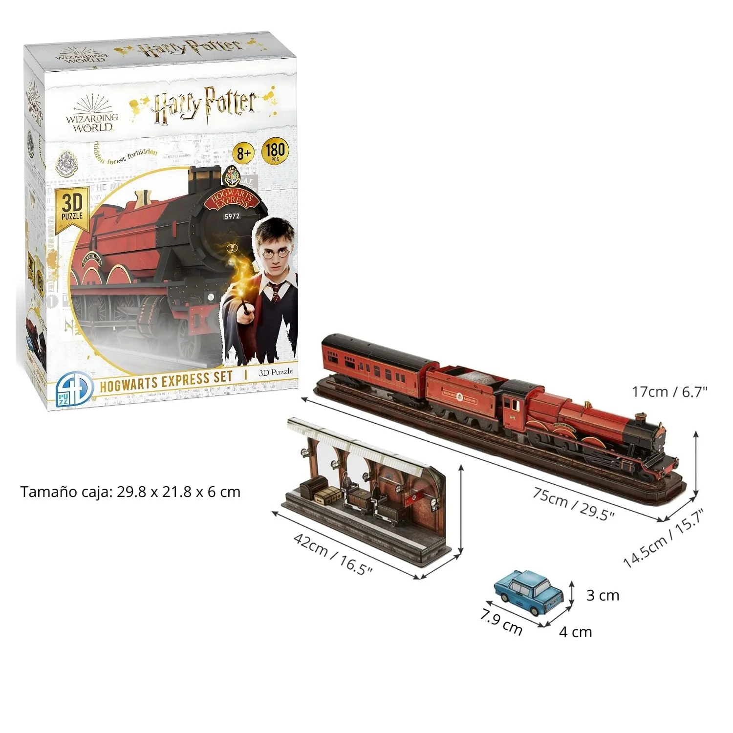 Cubicfun - Puzzle 3D Harry Potter Tren Hogwarts Express Set - Image 5
