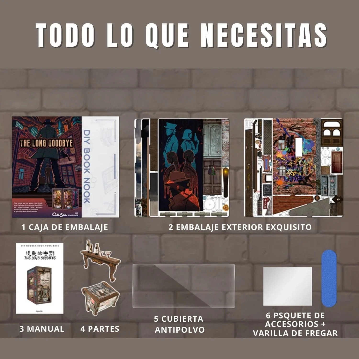 Cutebee - Book Nook The Long Good Bye BN02B - Image 8