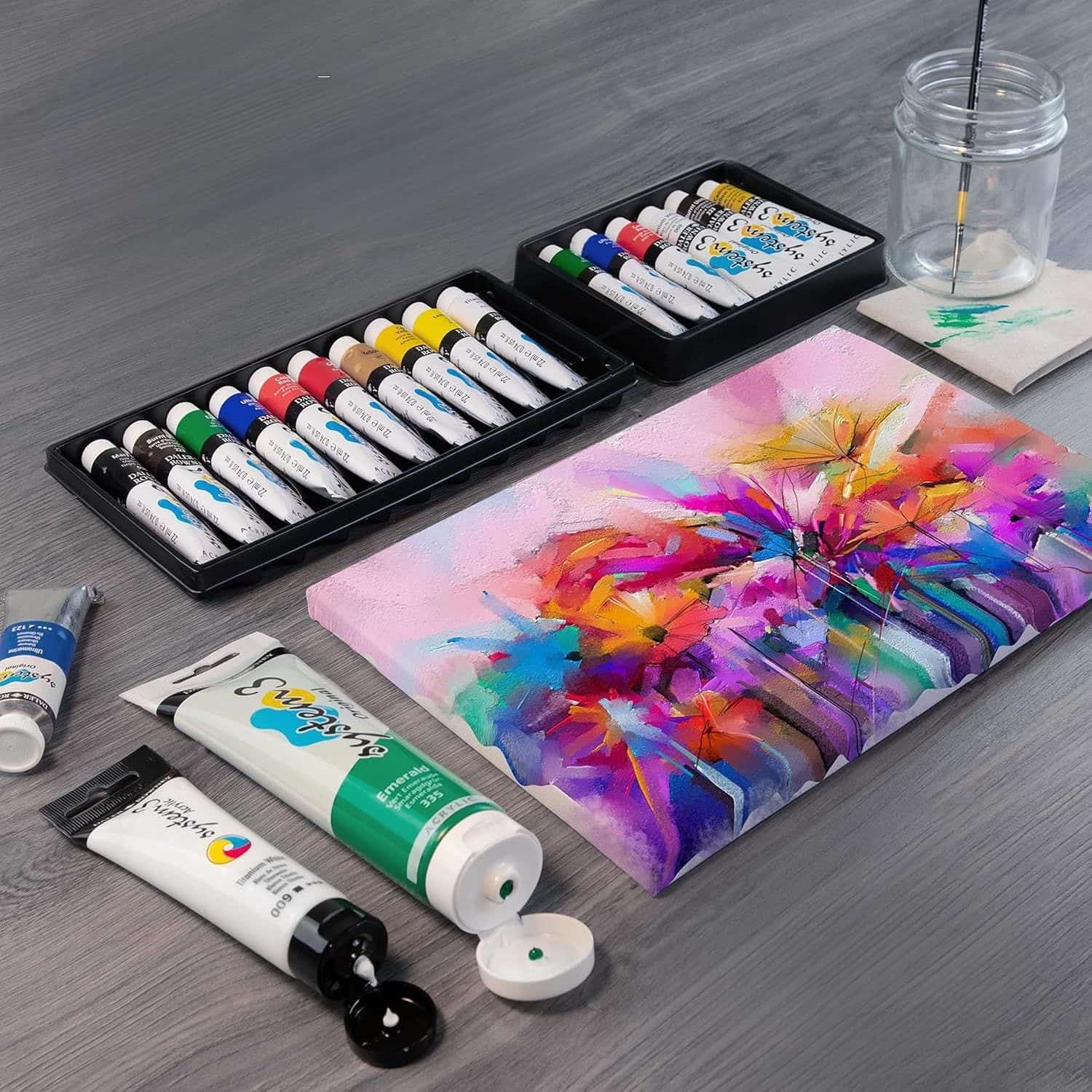 Daler Rowney System 3 - Set 6 Acrílicos 22 ml - Image 2