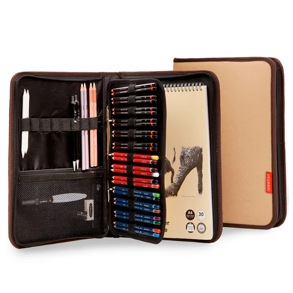Derwent Carry All - Estuche A4 Folio 68 Lápices - Image 2