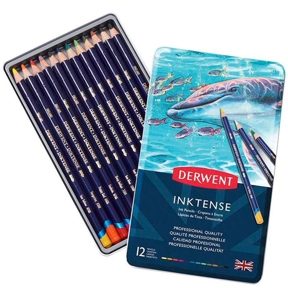 Derwent - Set 12 Lápices de Colores Tinta Inktense - Image 2
