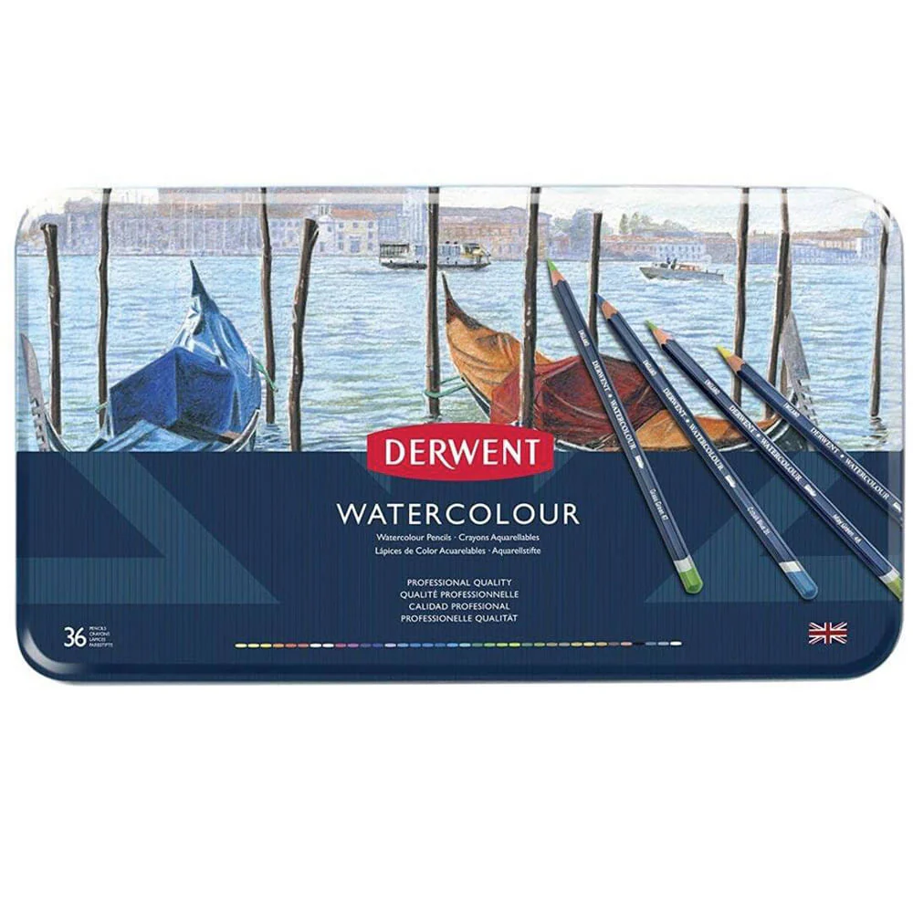 Derwent Watercolour - Set 36 Lápices de Colores Acuarelables