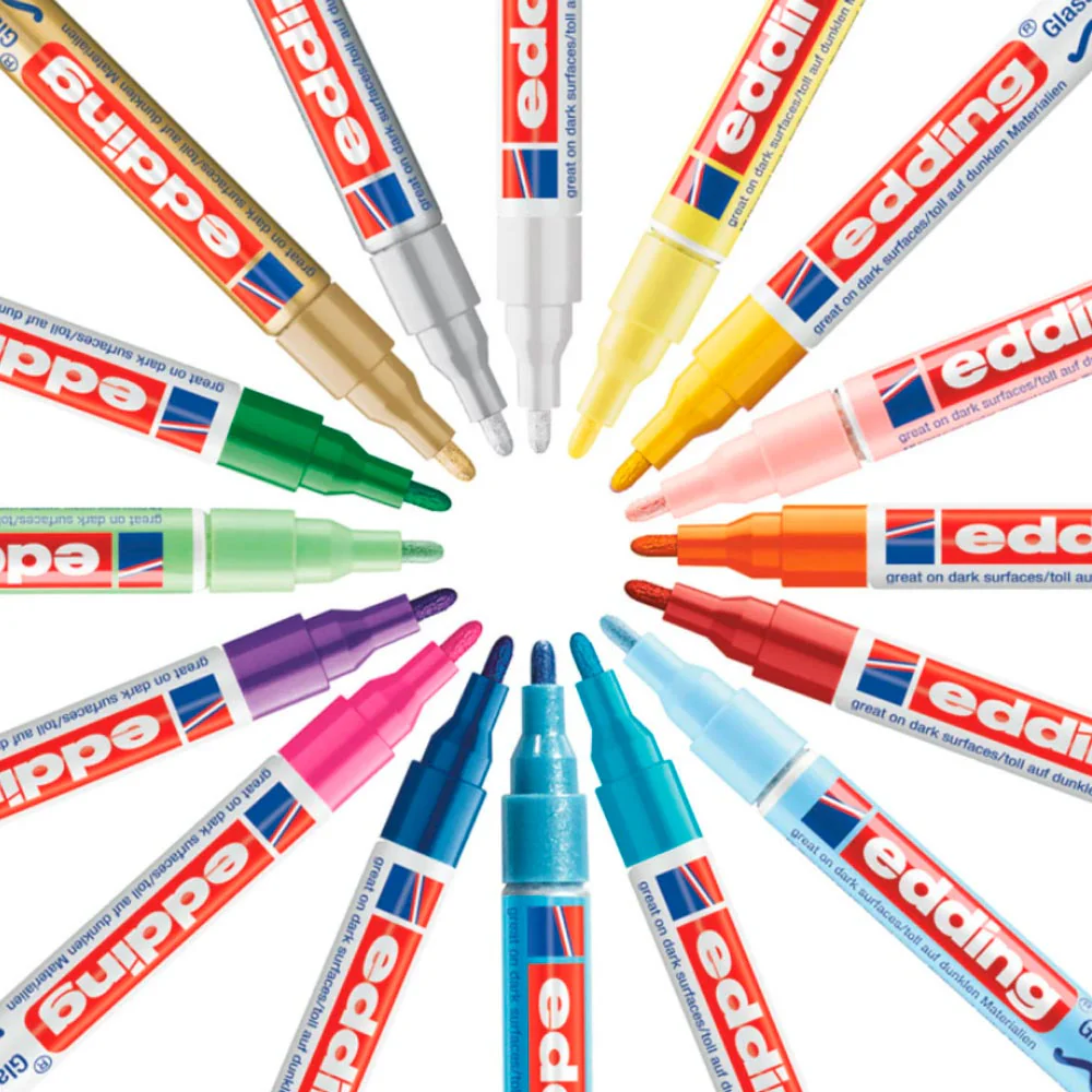 Edding 750 - Set 3 Marcadores de Pintura (2-4 mm) Metalizados - Image 4