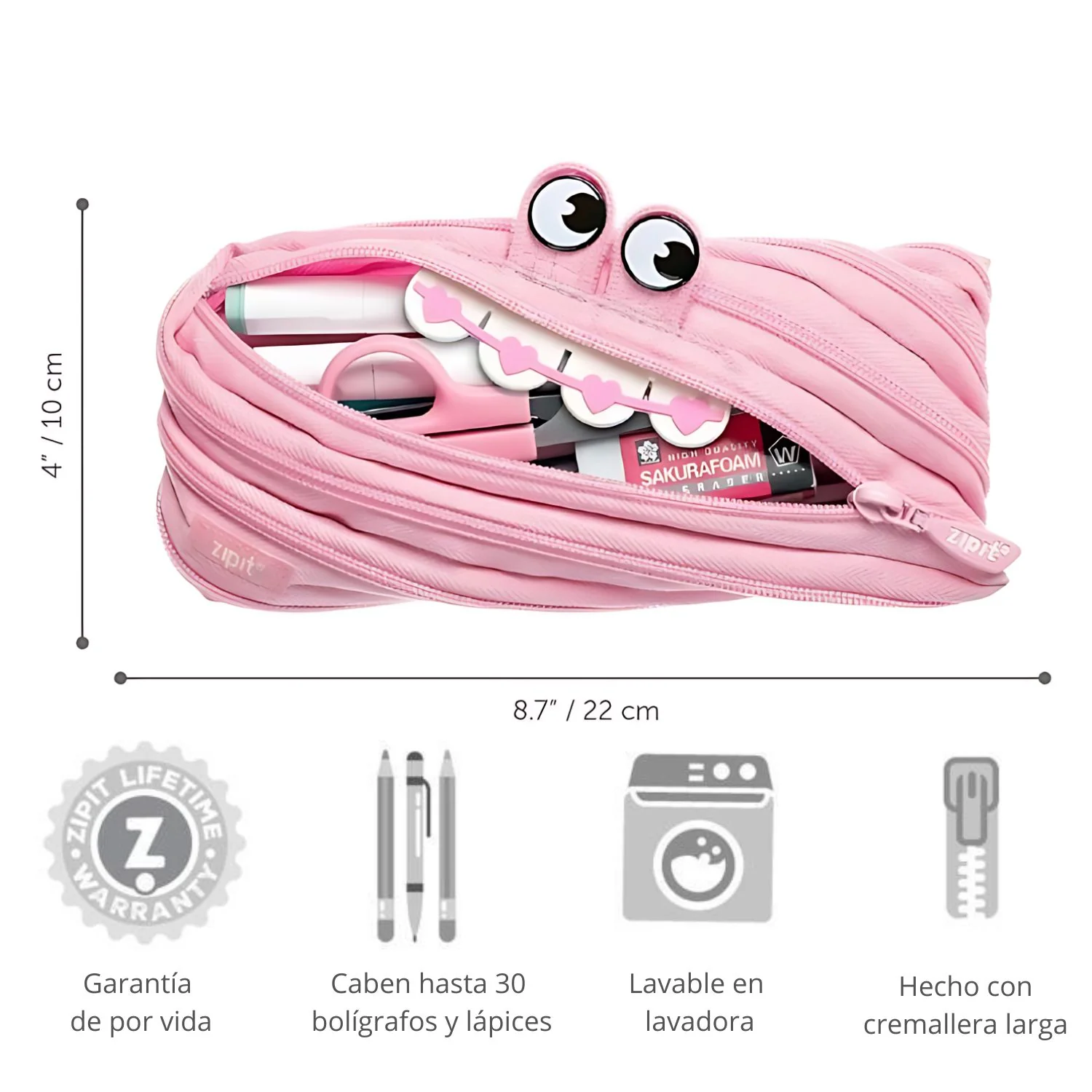 Faber Castell - Estuche Zipit Colores Pasteles - Image 4