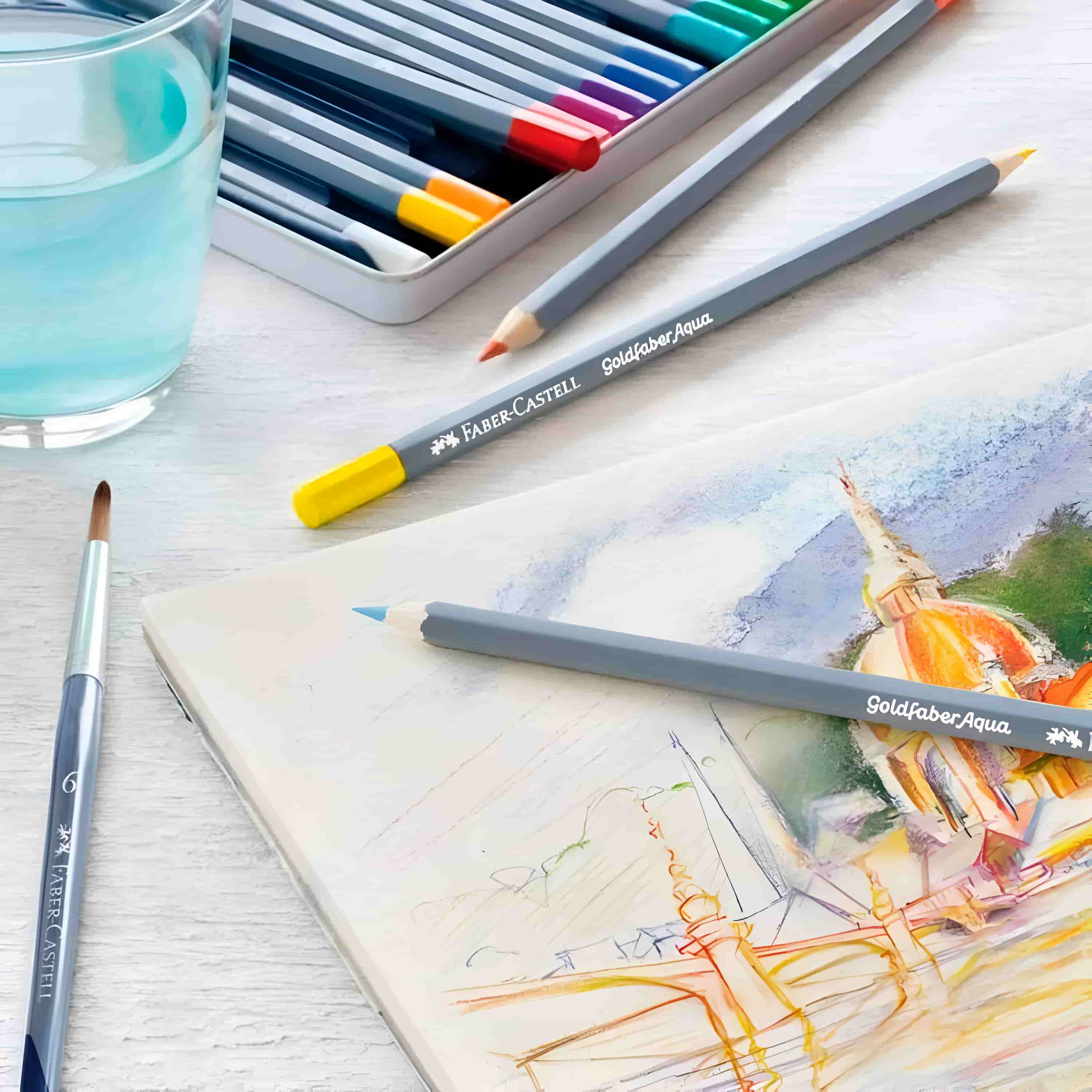 Faber Castell Goldfaber Aqua - Set 36 Lápices de Colores Acuarelables - Image 2