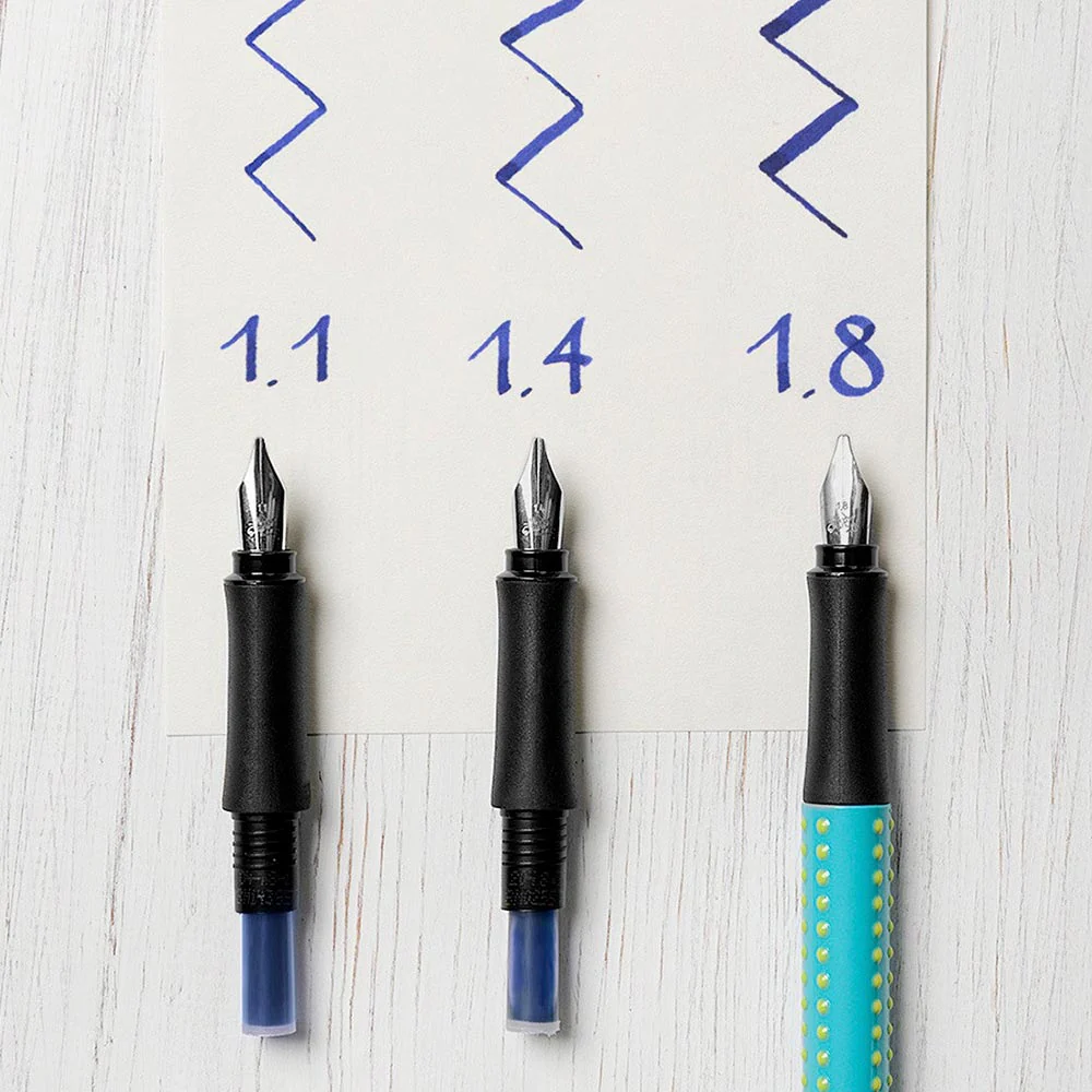 Faber Castell Grip 2011 - Kit Pluma Caligrafía Silver - Image 5