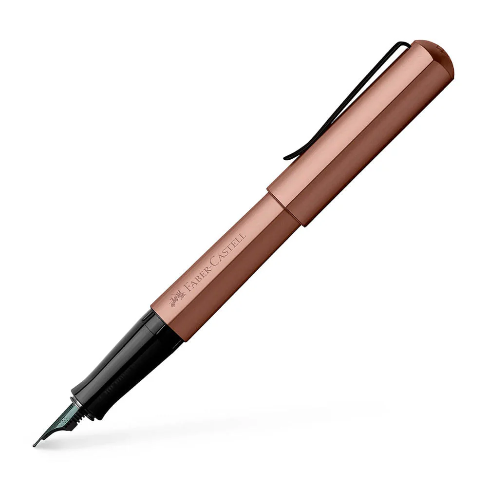 Faber Castell Hexo - Kit Pluma Pluma M y Bolígrafo XB Bronze - Image 2