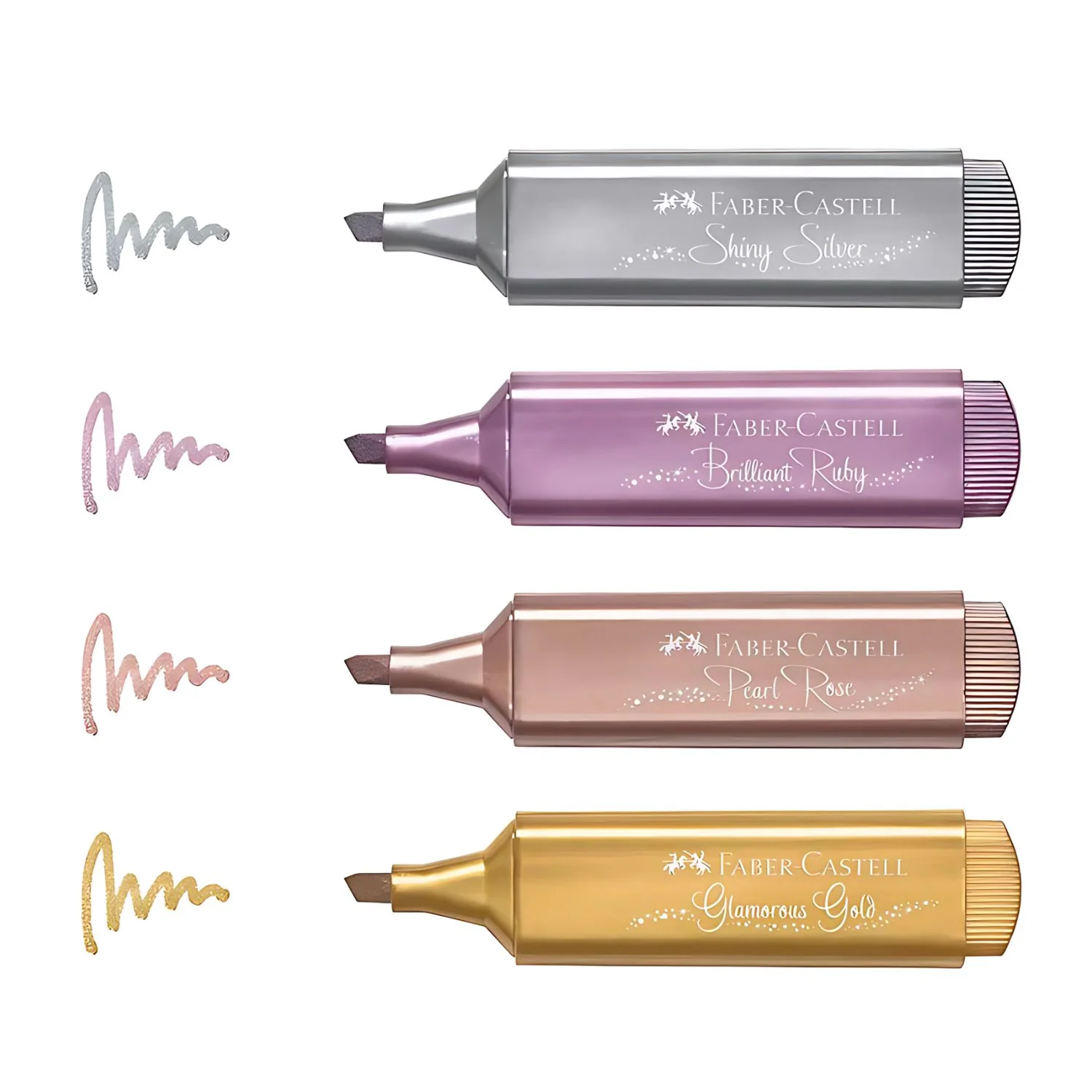 Faber Castell - Set 4 Destacadores Metallic - Image 4