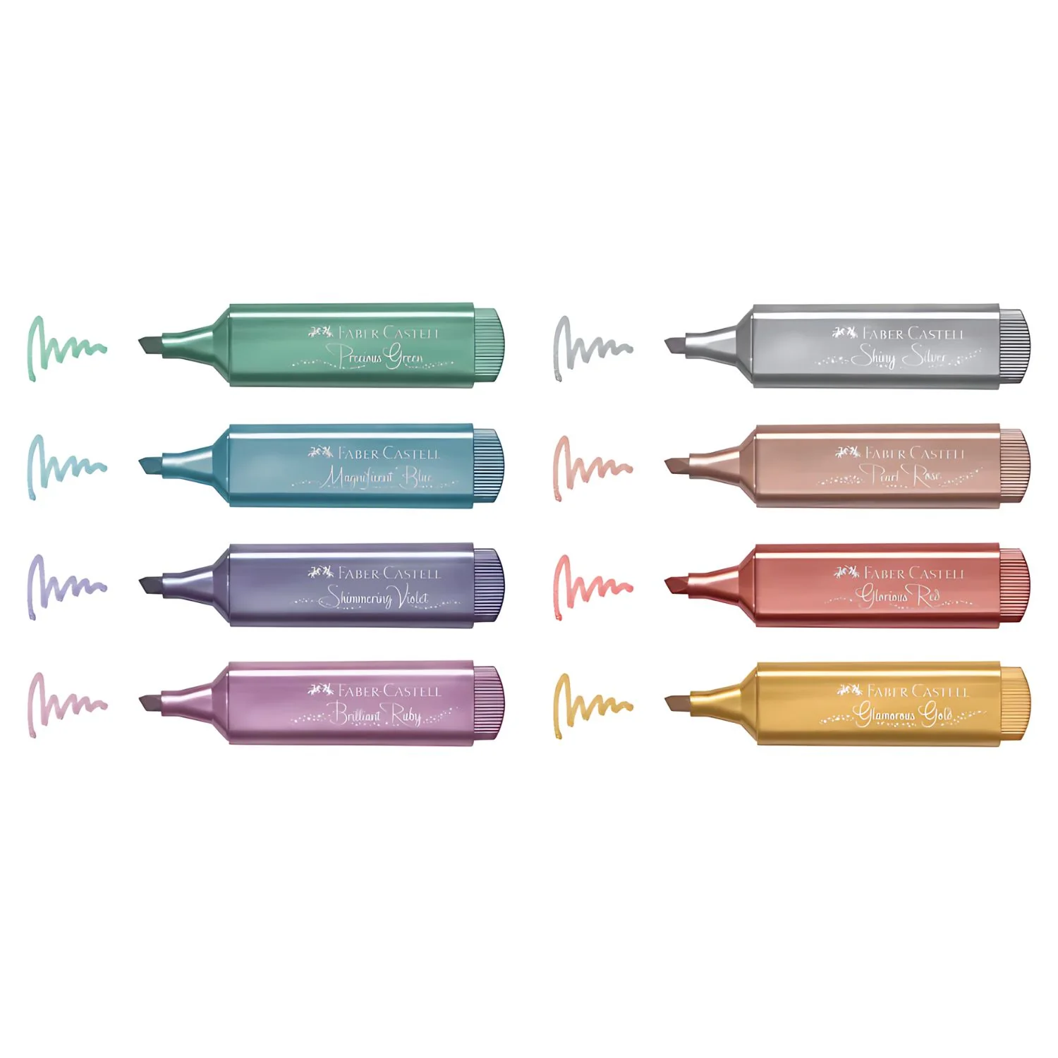 Faber Castell - Set 8 Destacadores Metallic - Image 3