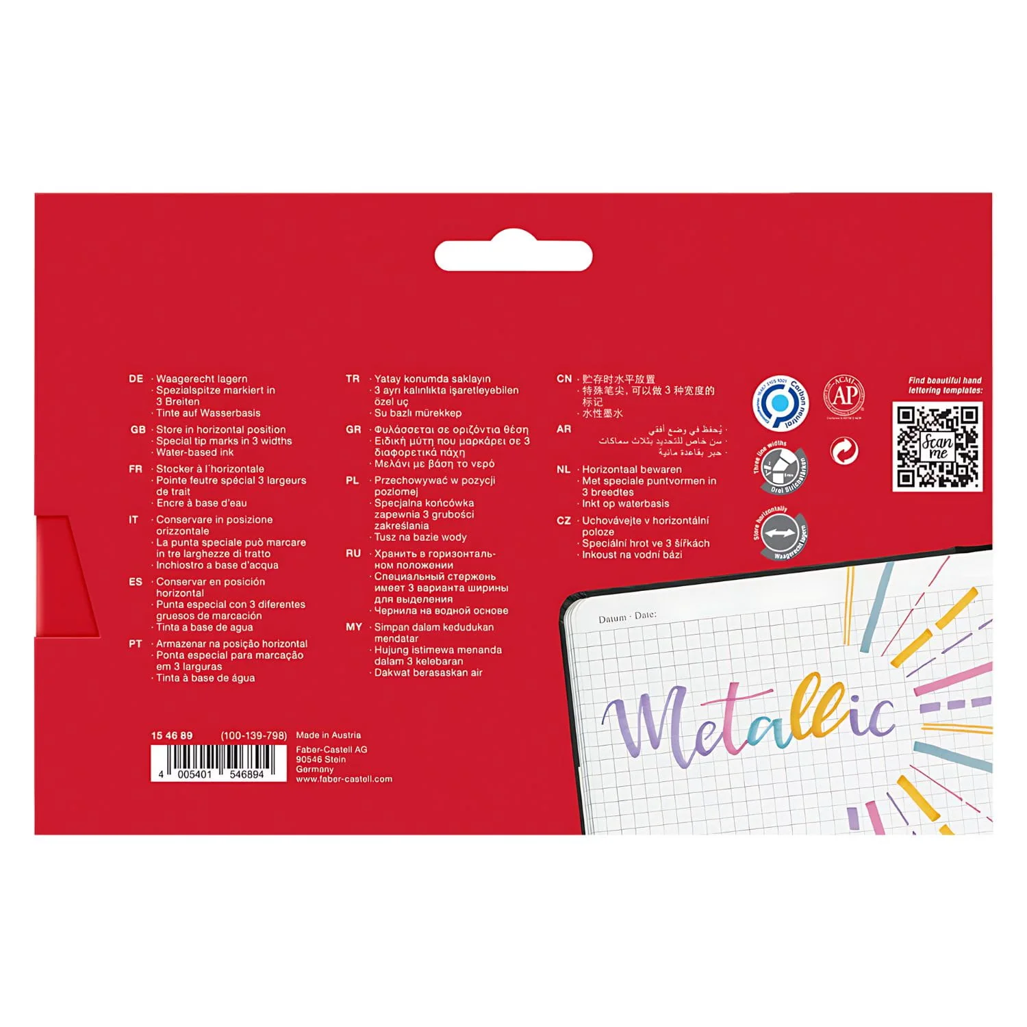 Faber Castell - Set 8 Destacadores Metallic - Image 5