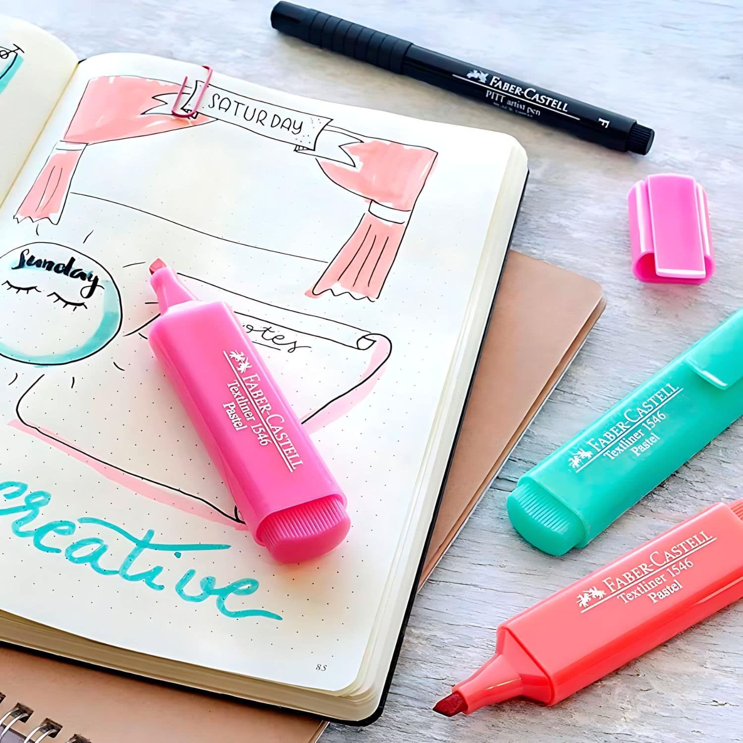 Faber Castell - Set 8 Destacadores Pastel - Image 4