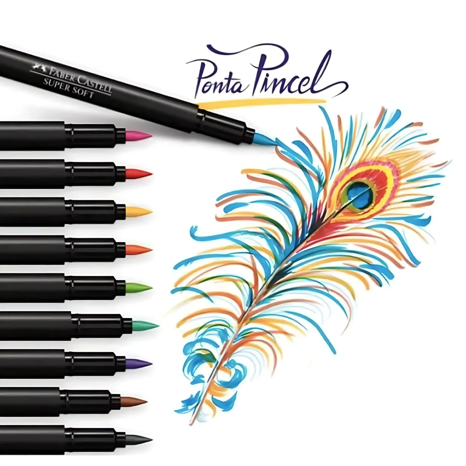 Faber Castell SuperSoft - Set 10 Marcadores - Image 2