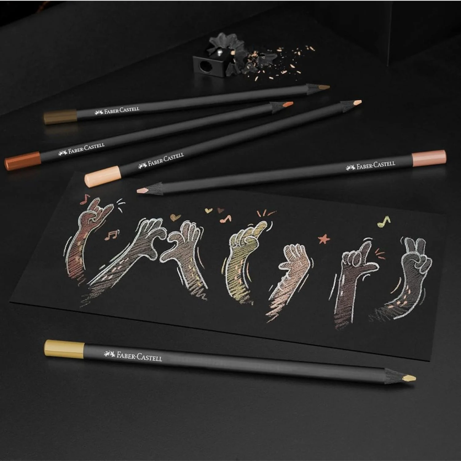 Faber Castell SuperSoft - Set 12 Lápices de Colores Tonos de Piel - Image 2