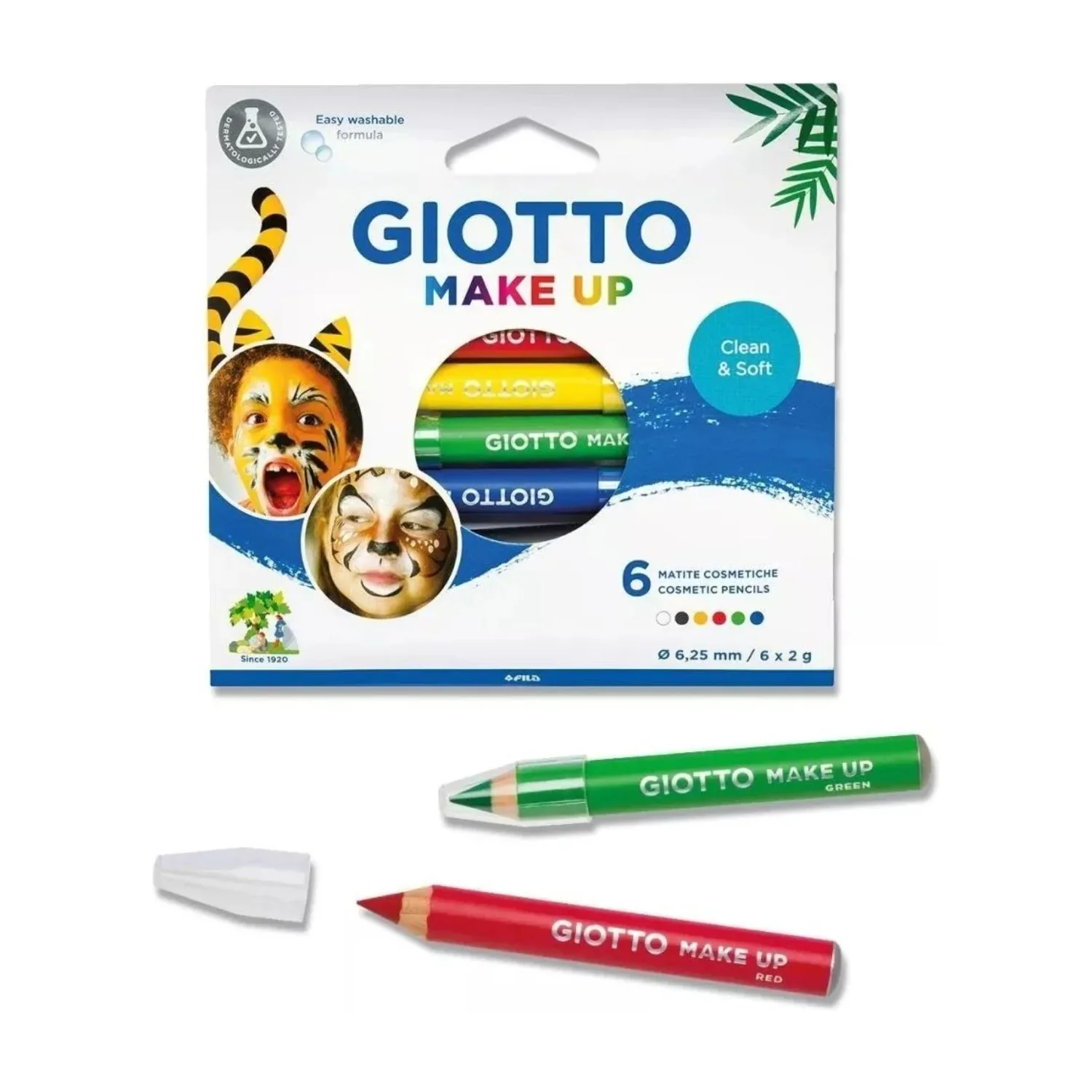 Giotto Make Up - Set 6 Pinta Carita Colores Clásicos - Image 3
