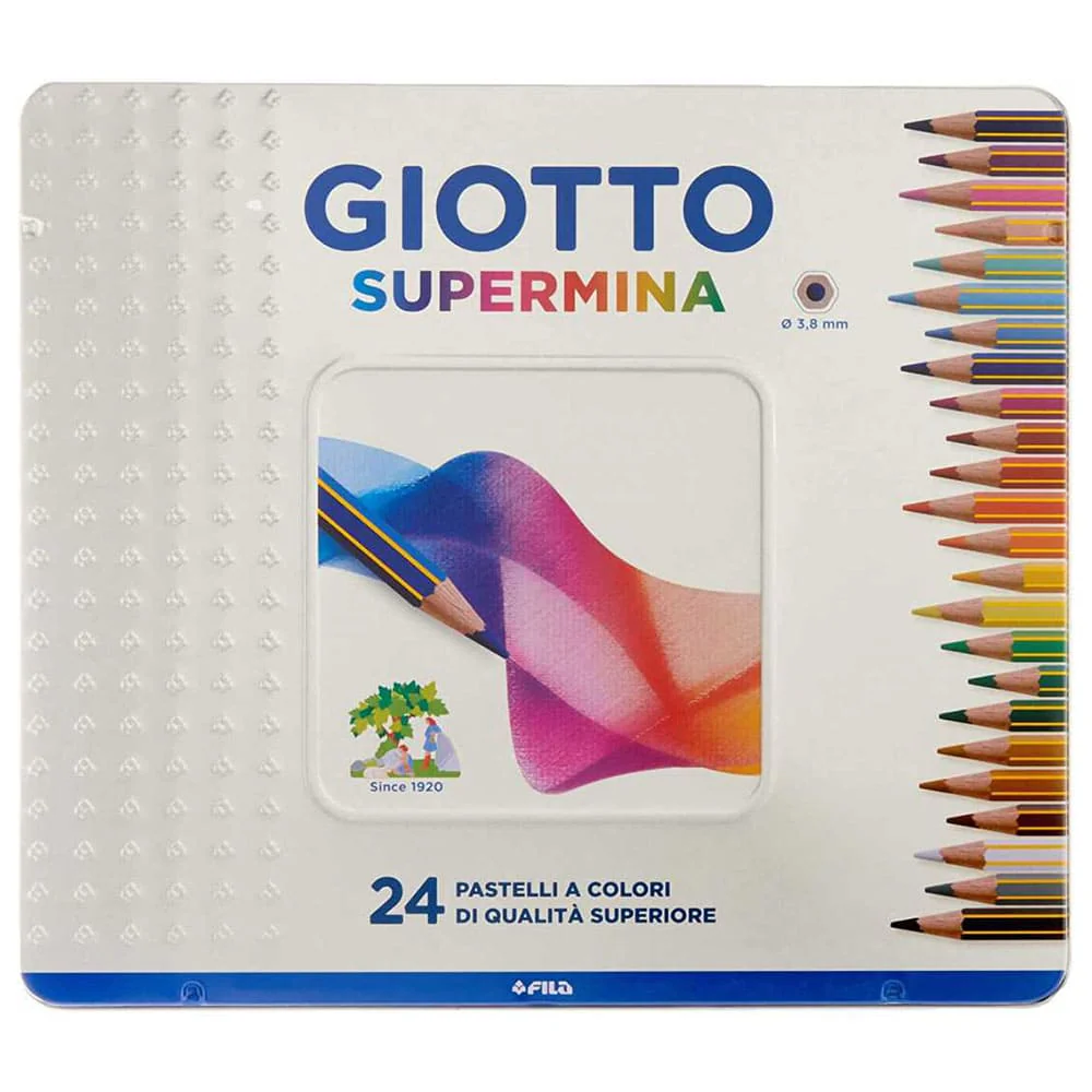 Giotto Supermina - Set 24 Lápices de Colores