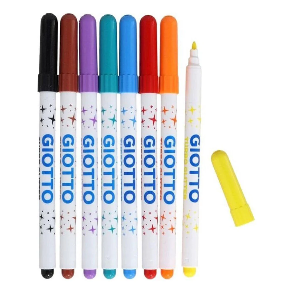 Giotto Turbo - Set 8 Marcadores Glitter 2.8 mm - Image 2