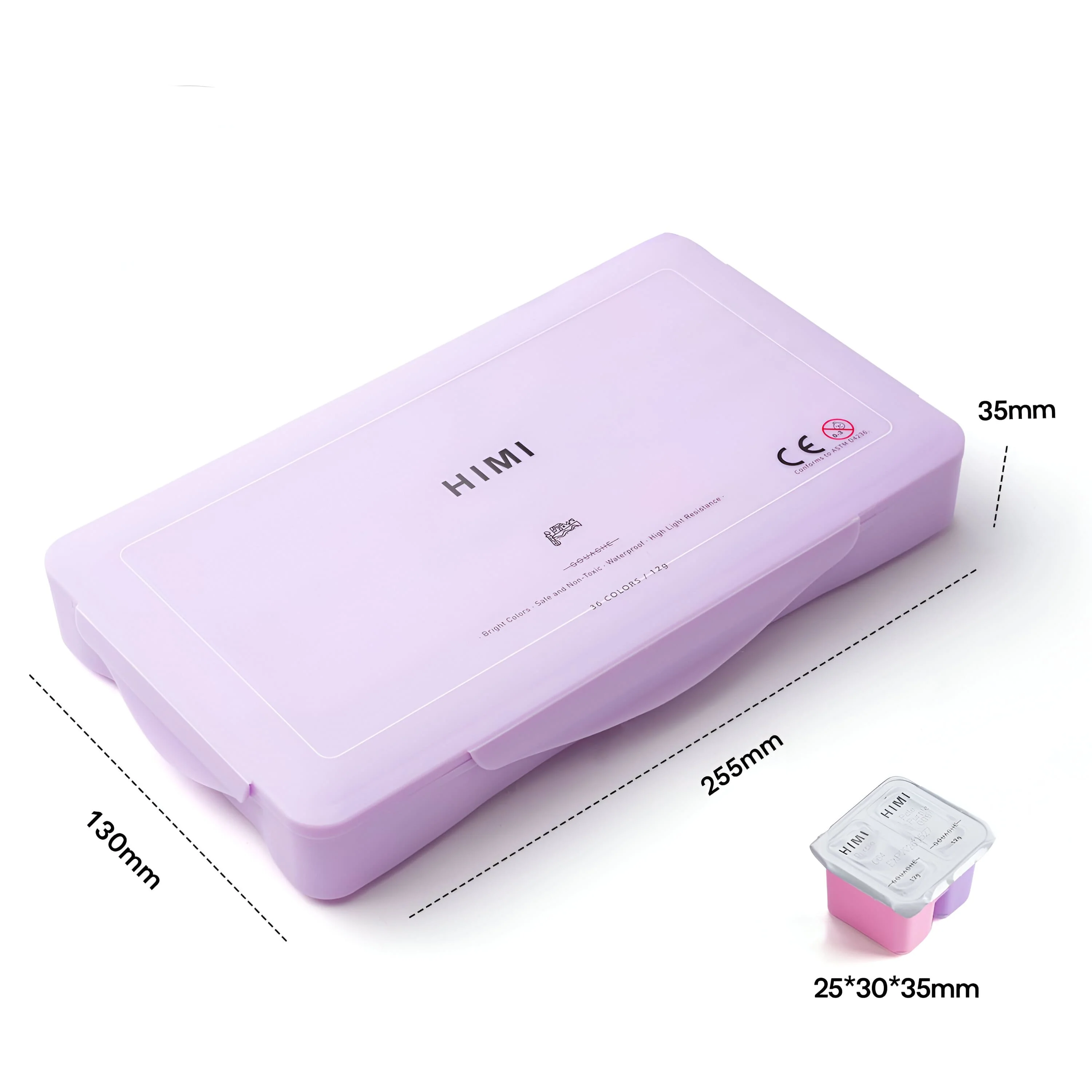 Himi - Set 36 Gouache Potes 12 g - Image 6