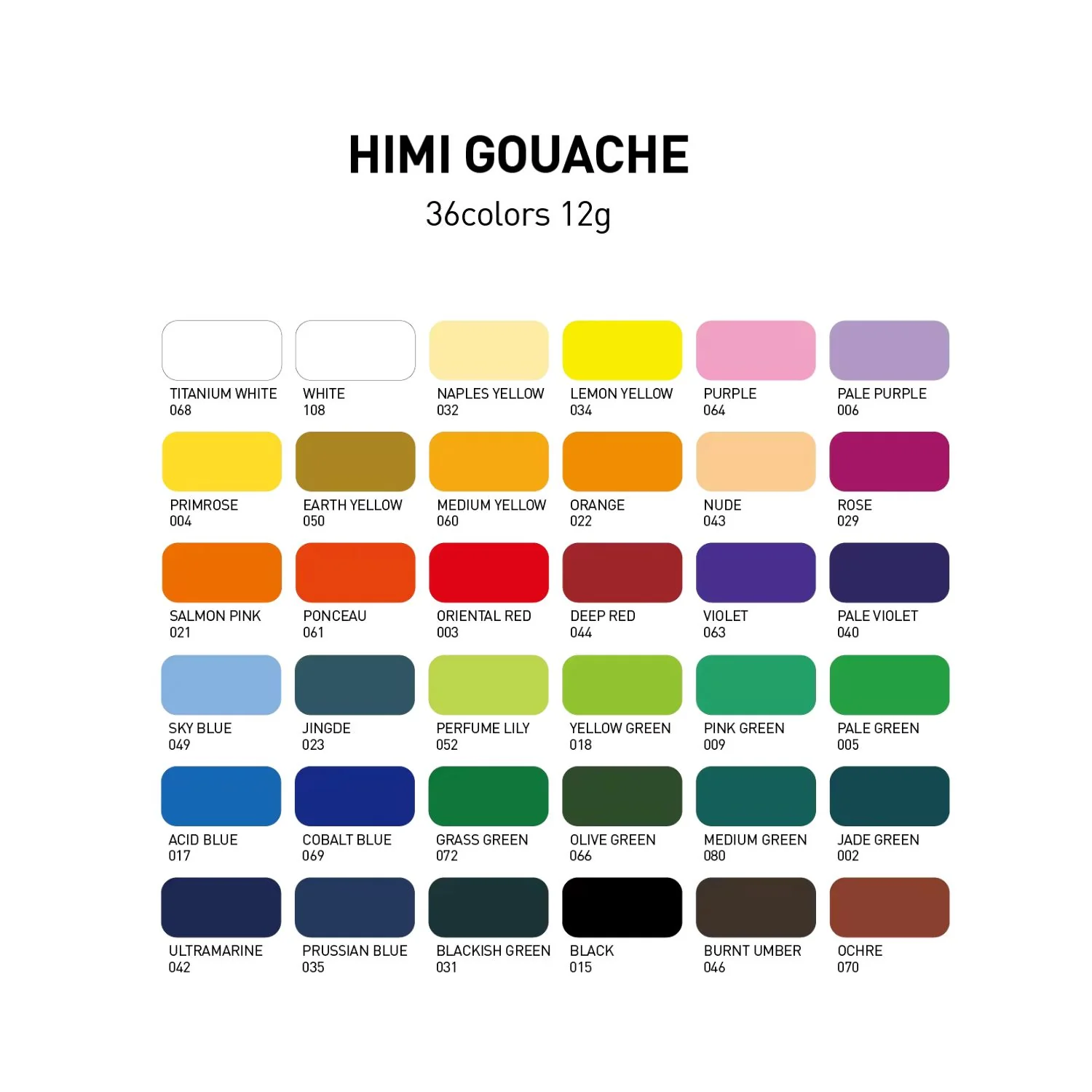 Himi - Set 36 Gouache Potes 12 g - Image 7
