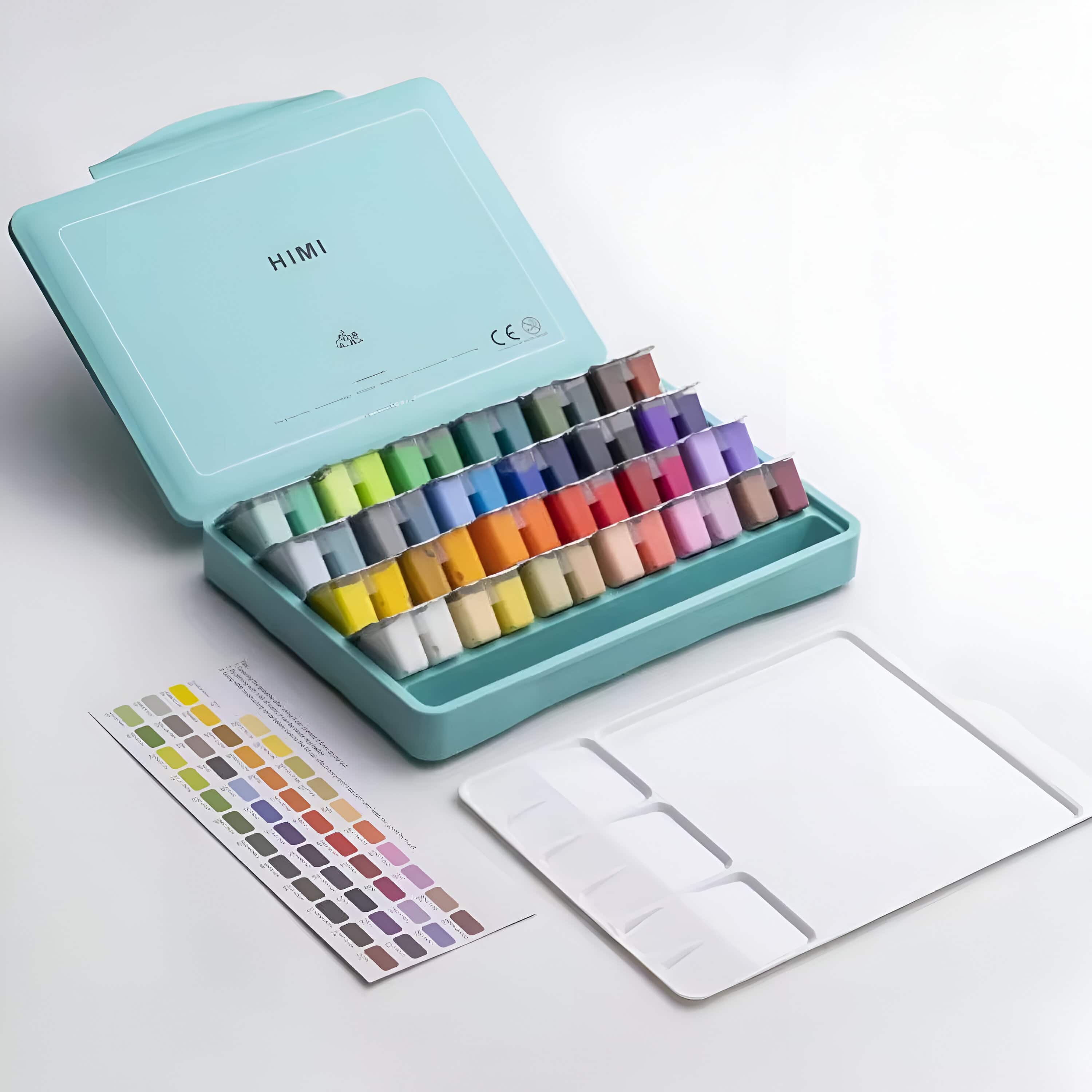 Himi - Set 48 Gouache Potes 12 g Green - Image 4