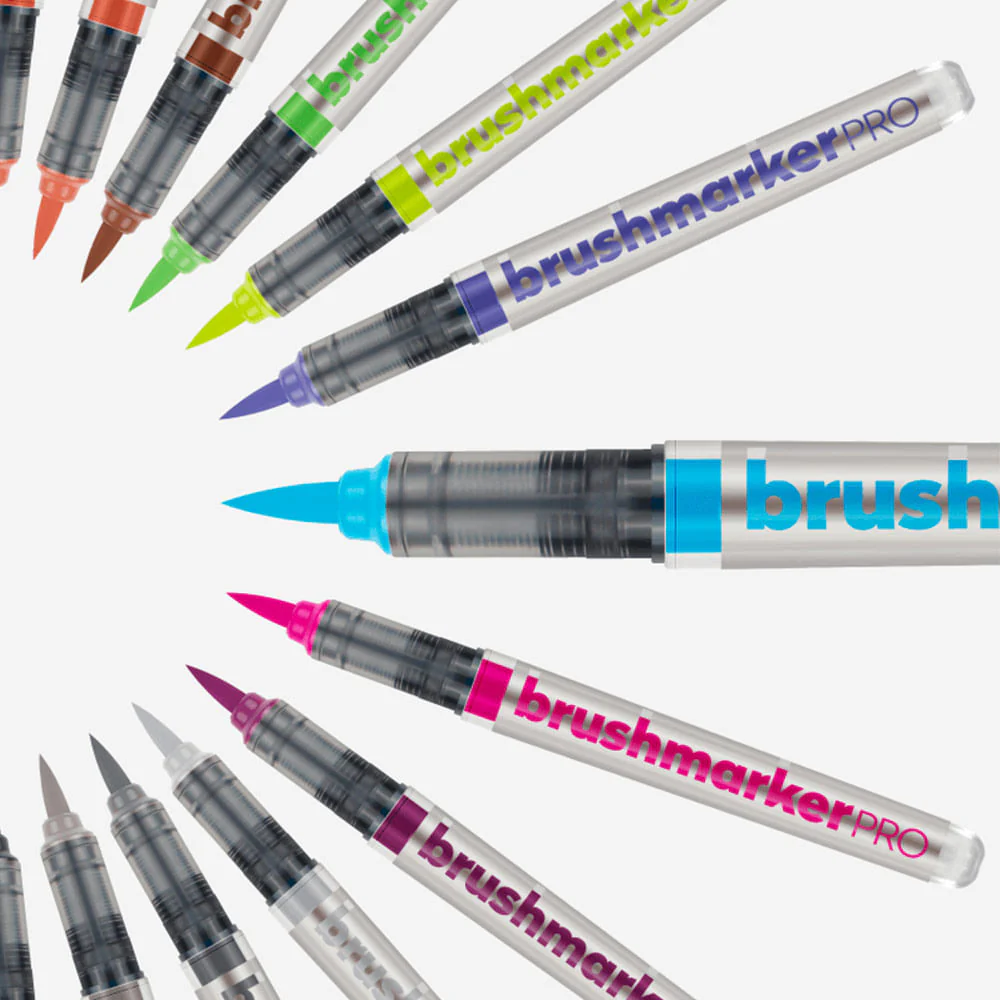 Karin BrushMarker Pro - Set 12 Marcadores Basic Colours - Image 3