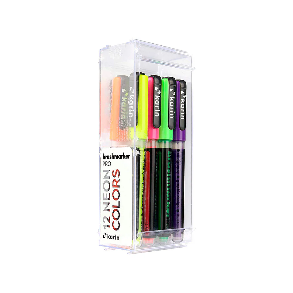 Karin BrushMarker Pro - Set 12 Marcadores Neon Colours - Image 3